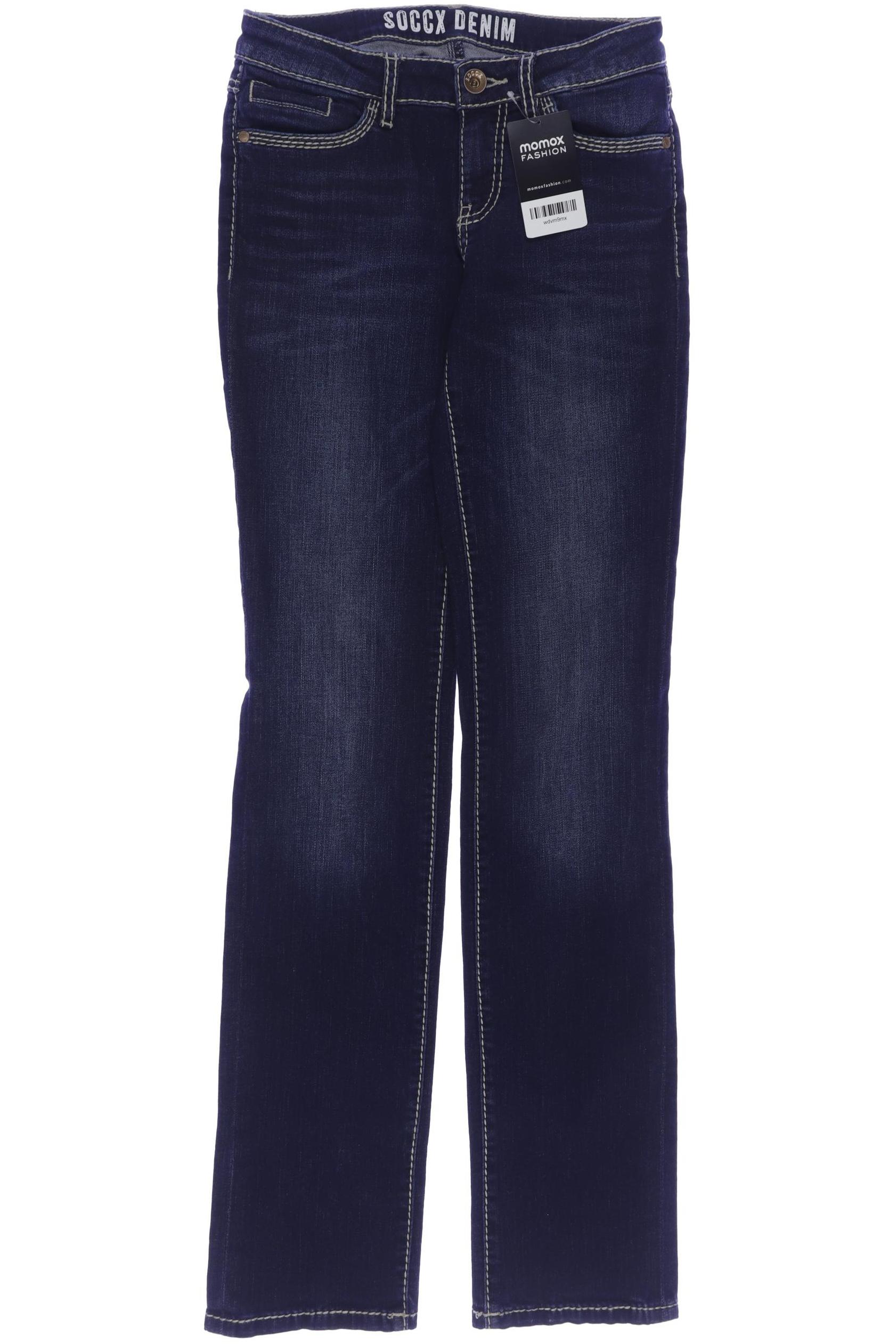 

Soccx Damen Jeans, marineblau, Gr. 26
