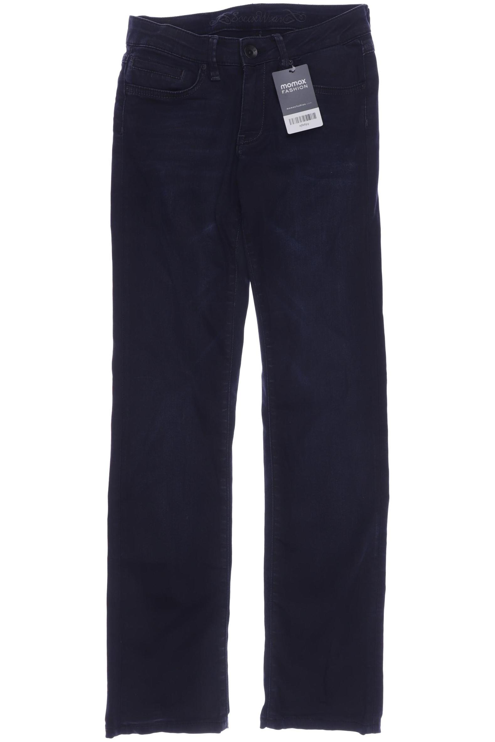 

SOCCX Damen Jeans, marineblau