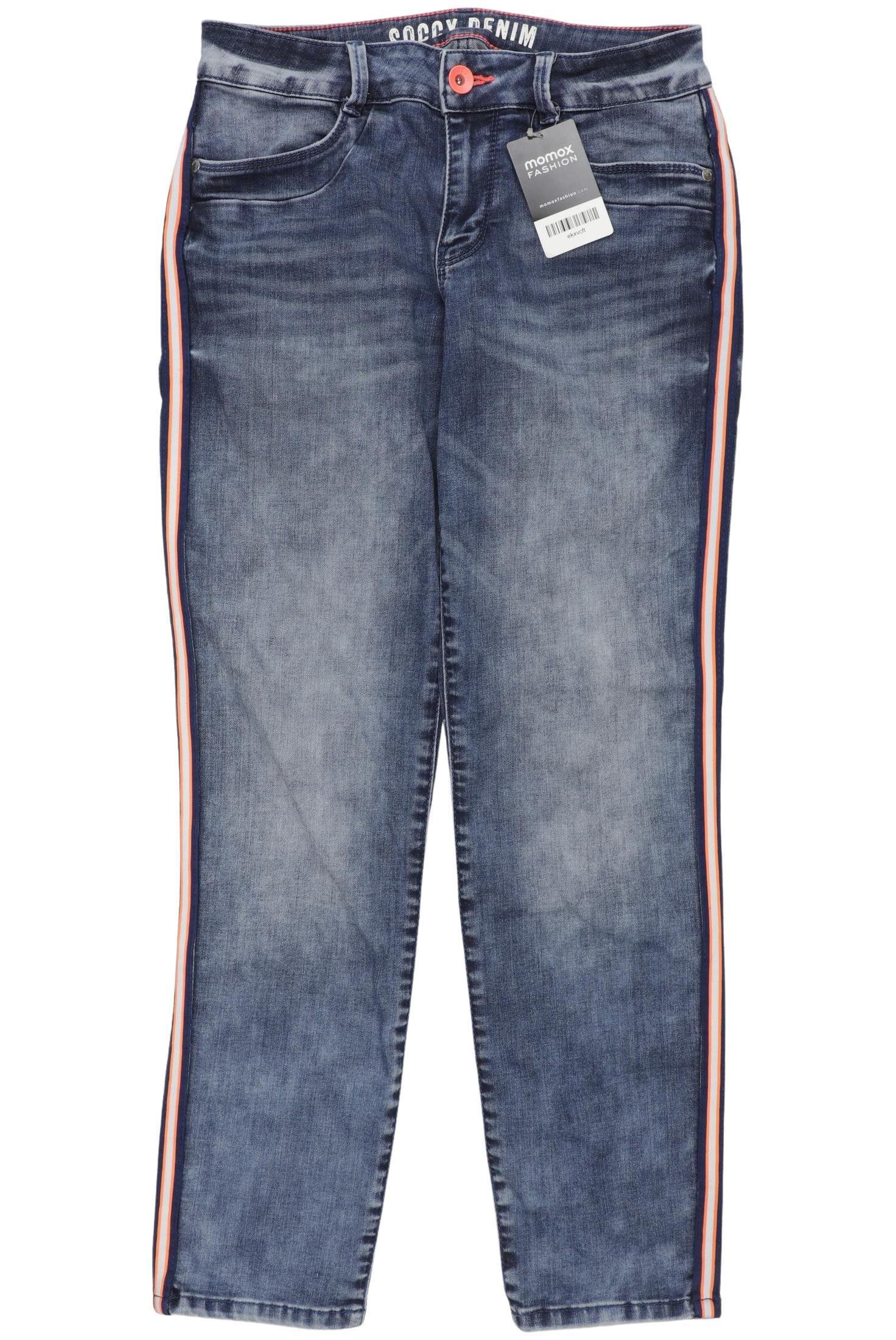 

Soccx Damen Jeans, blau, Gr. 28