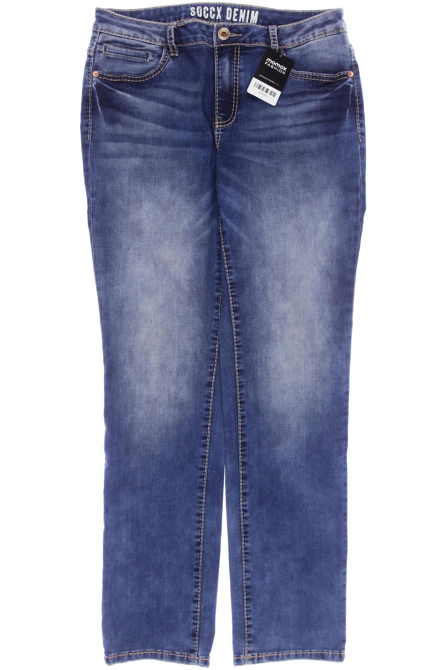 

Soccx Damen Jeans, blau, Gr. 31