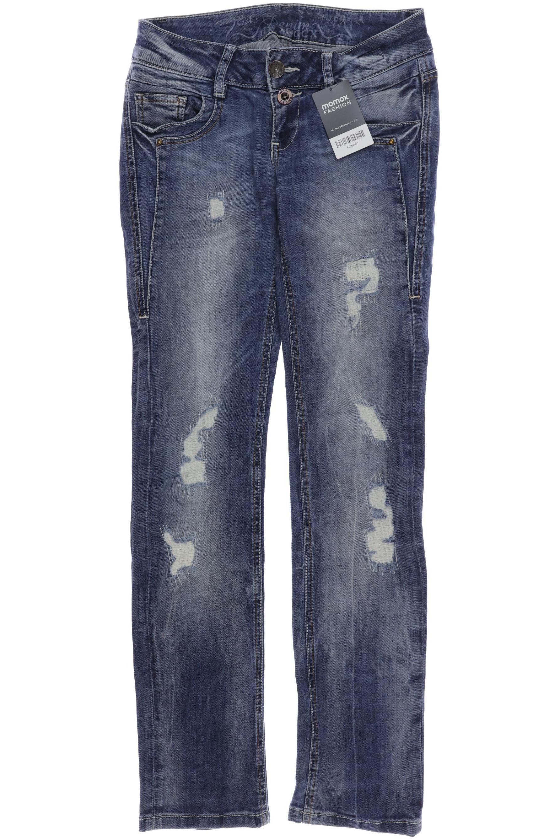

Soccx Damen Jeans, blau, Gr. 28