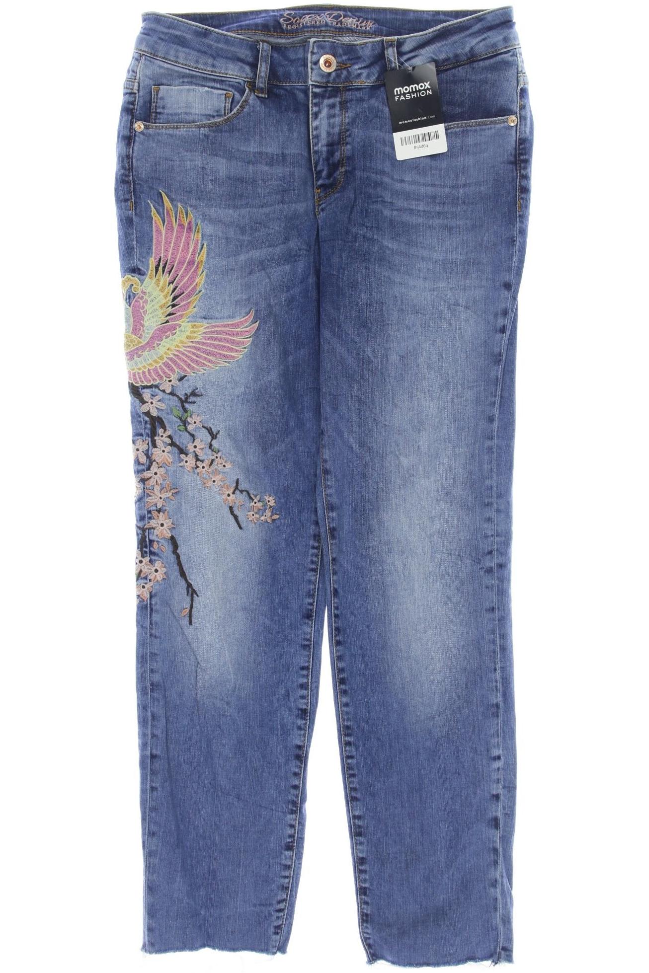 

Soccx Damen Jeans, blau, Gr. 30