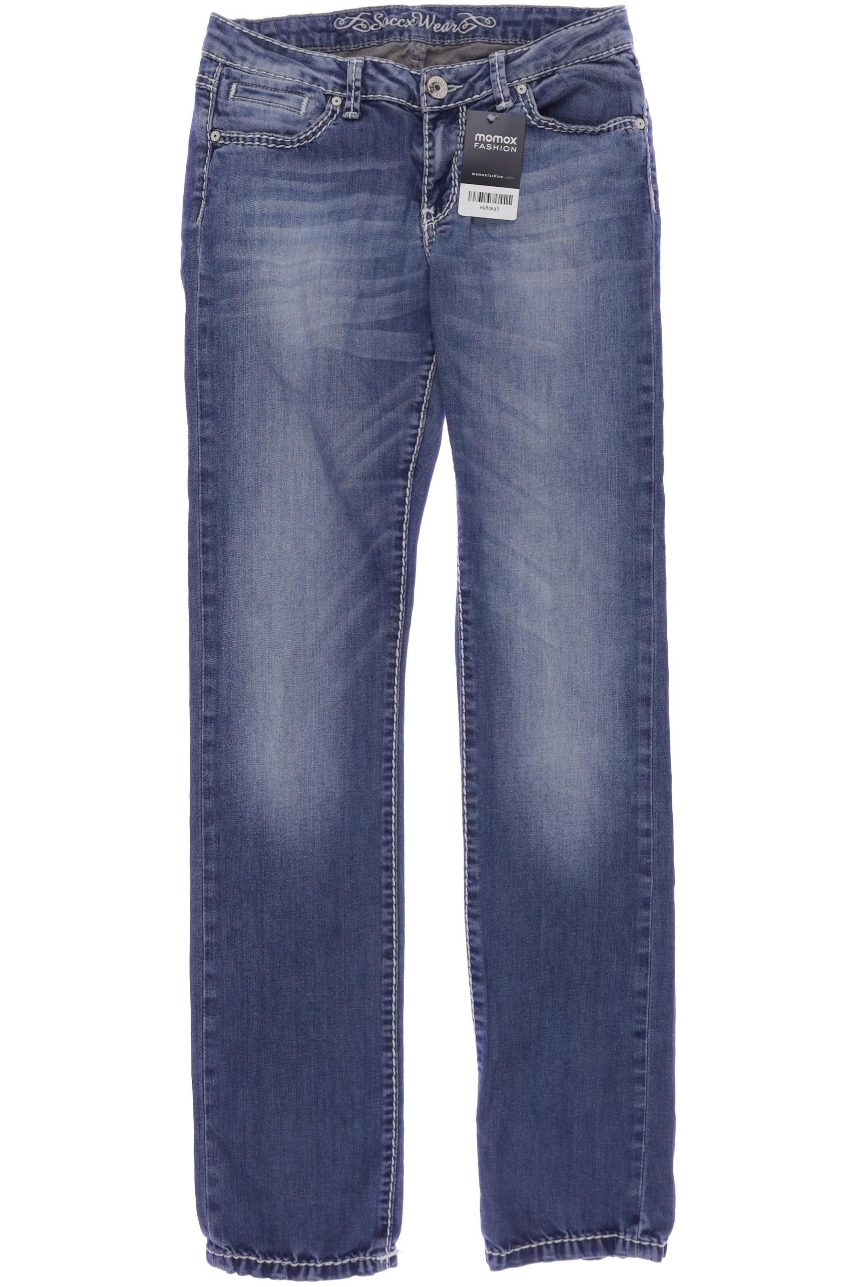 

Soccx Damen Jeans, blau, Gr. 29