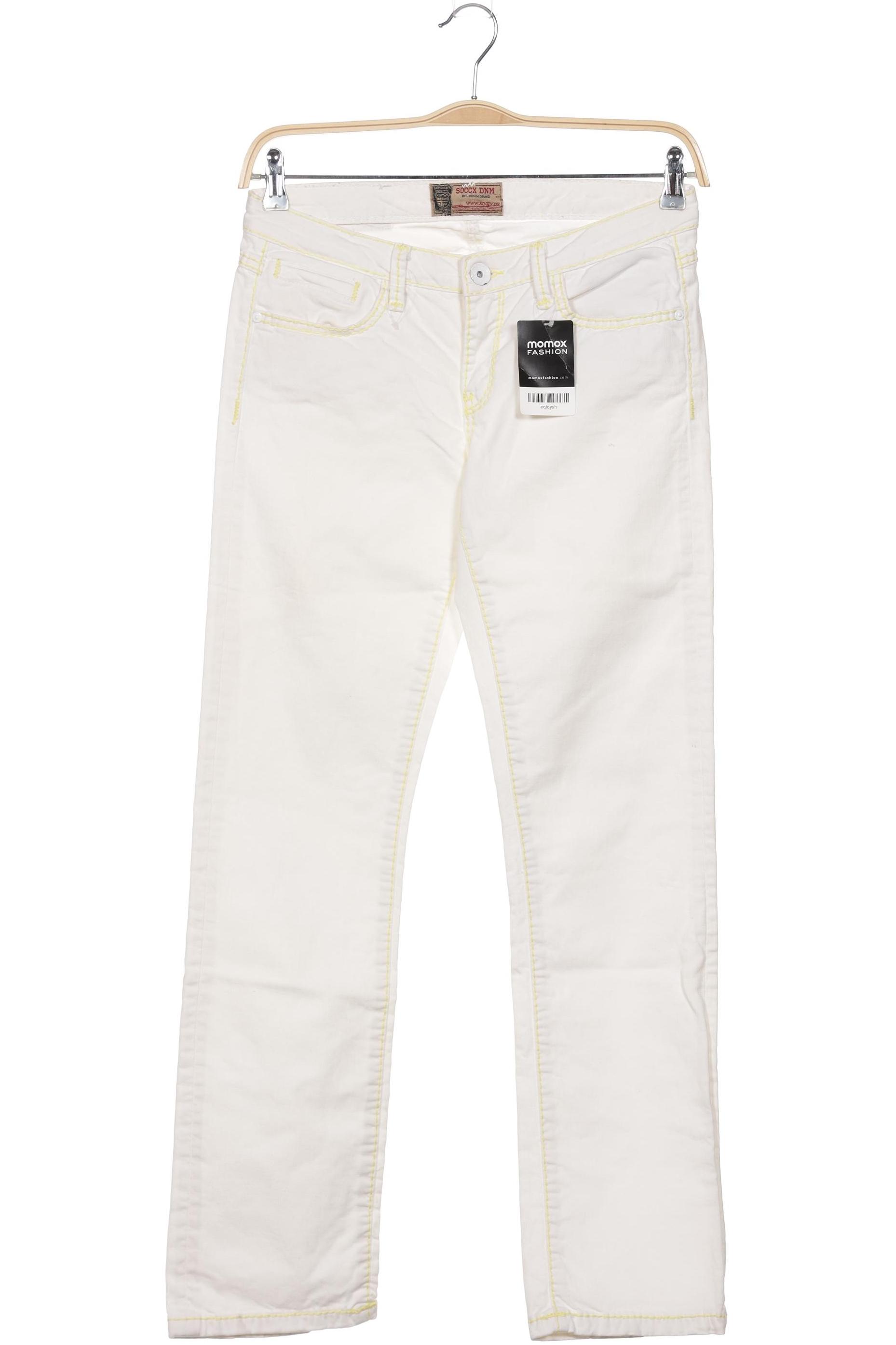 

Soccx Damen Jeans, weiß, Gr. 30