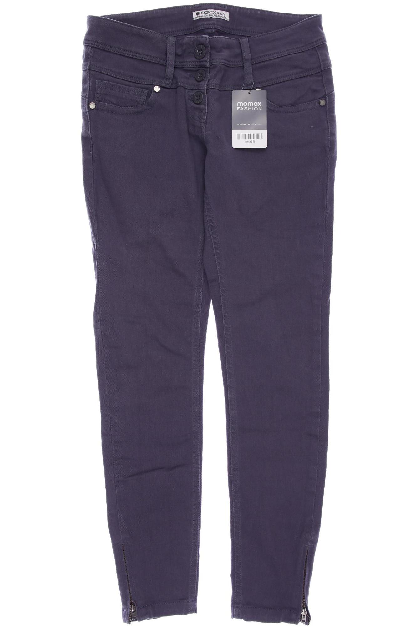 

Soccx Damen Jeans, grau, Gr. 27
