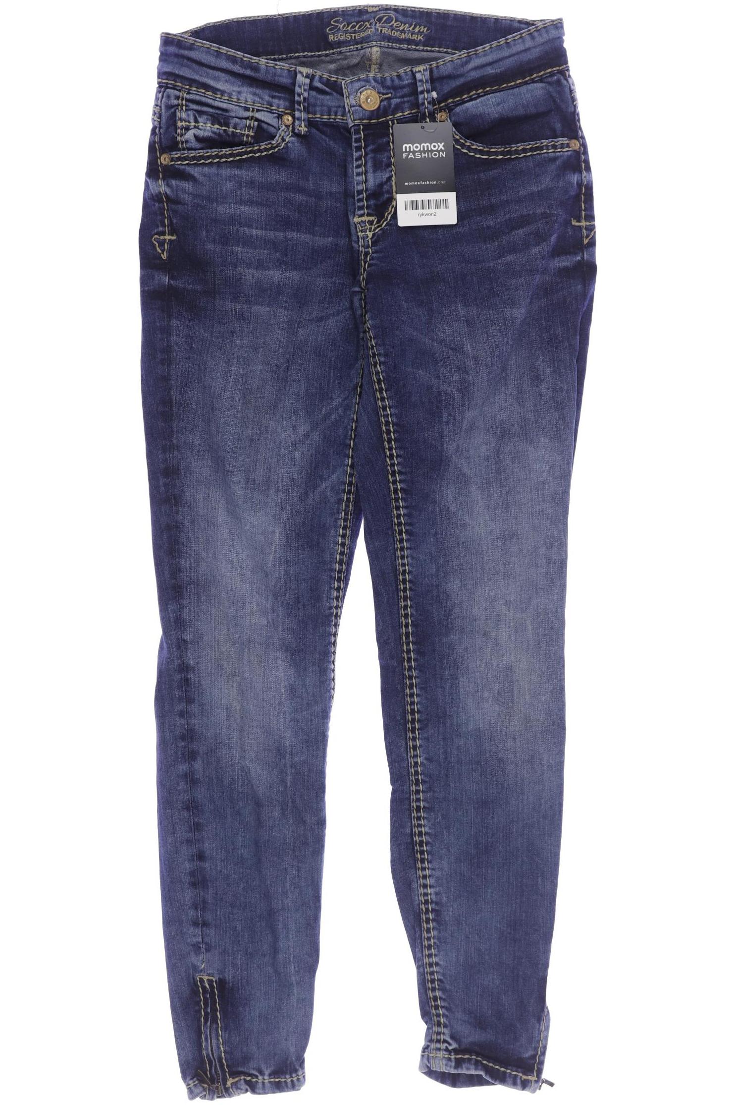

Soccx Damen Jeans, marineblau, Gr. 26