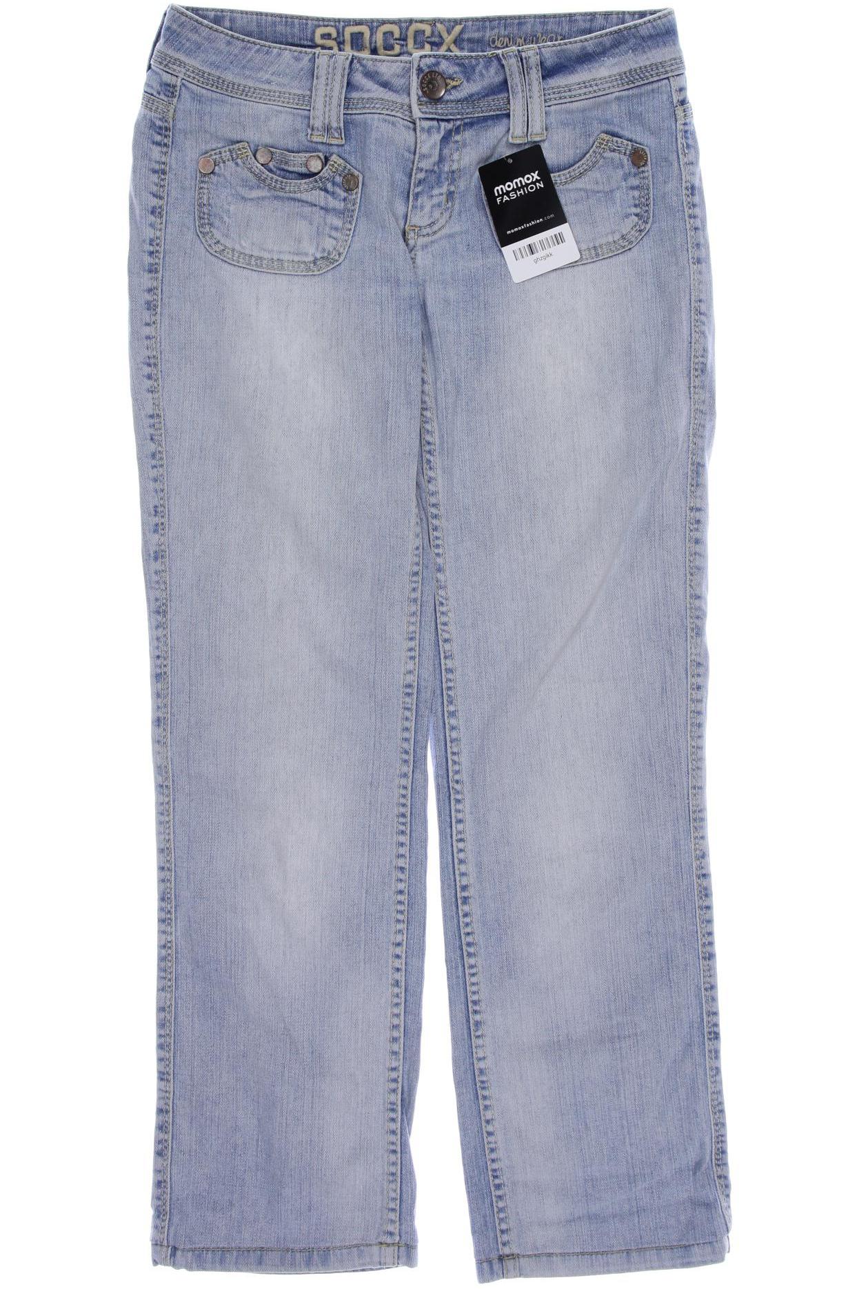 

SOCCX Damen Jeans, blau
