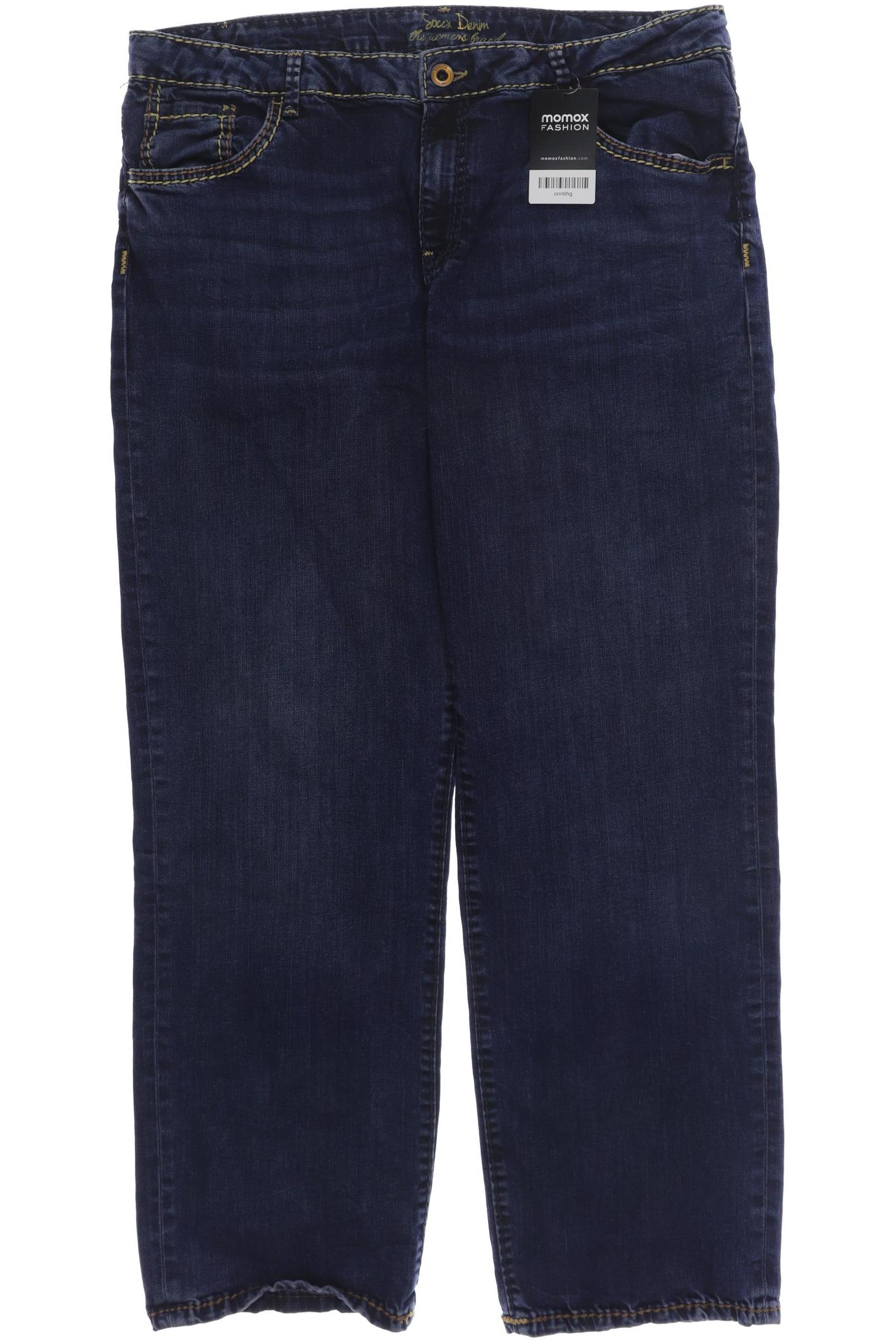 

SOCCX Damen Jeans, marineblau