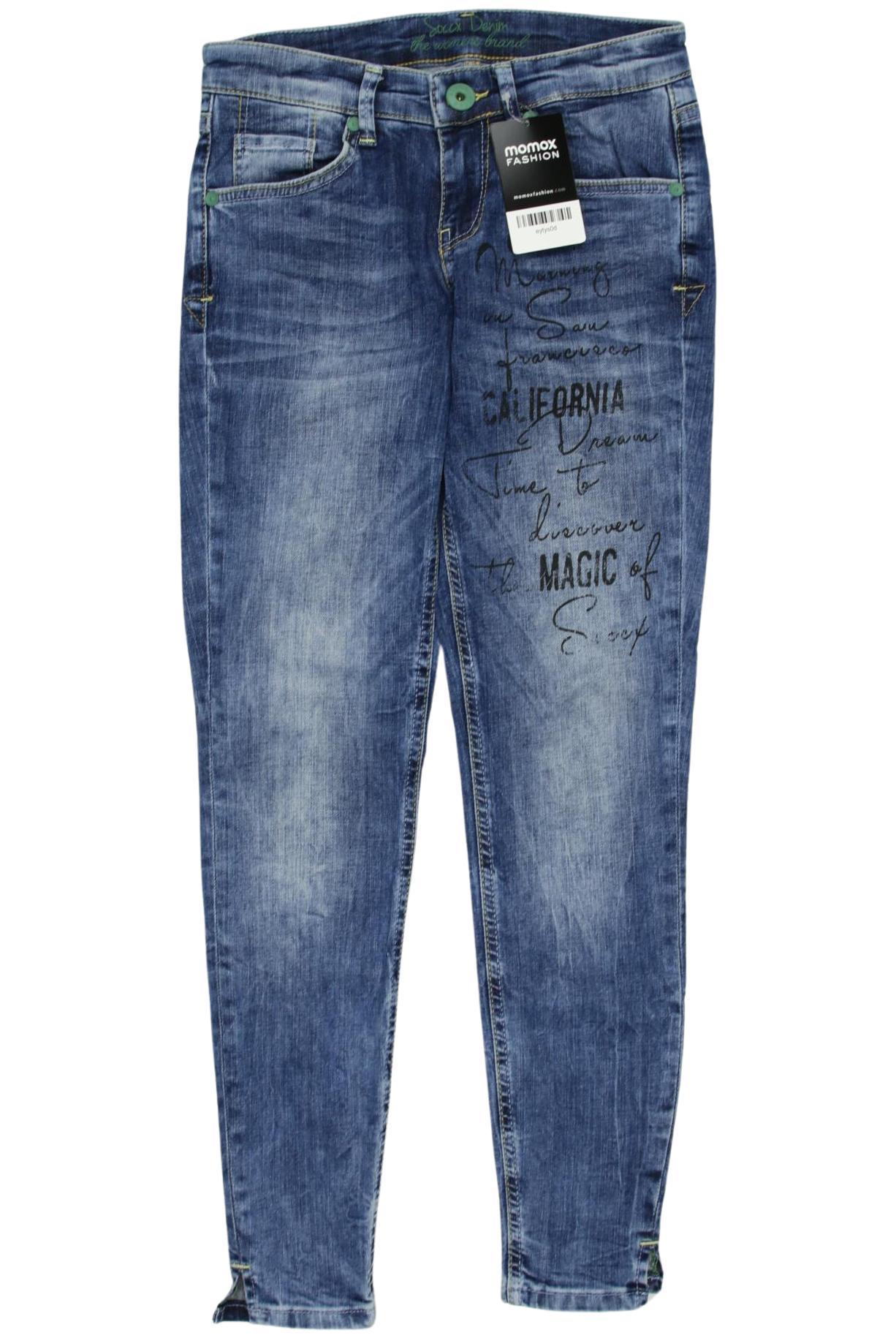 

Soccx Damen Jeans, blau, Gr. 25
