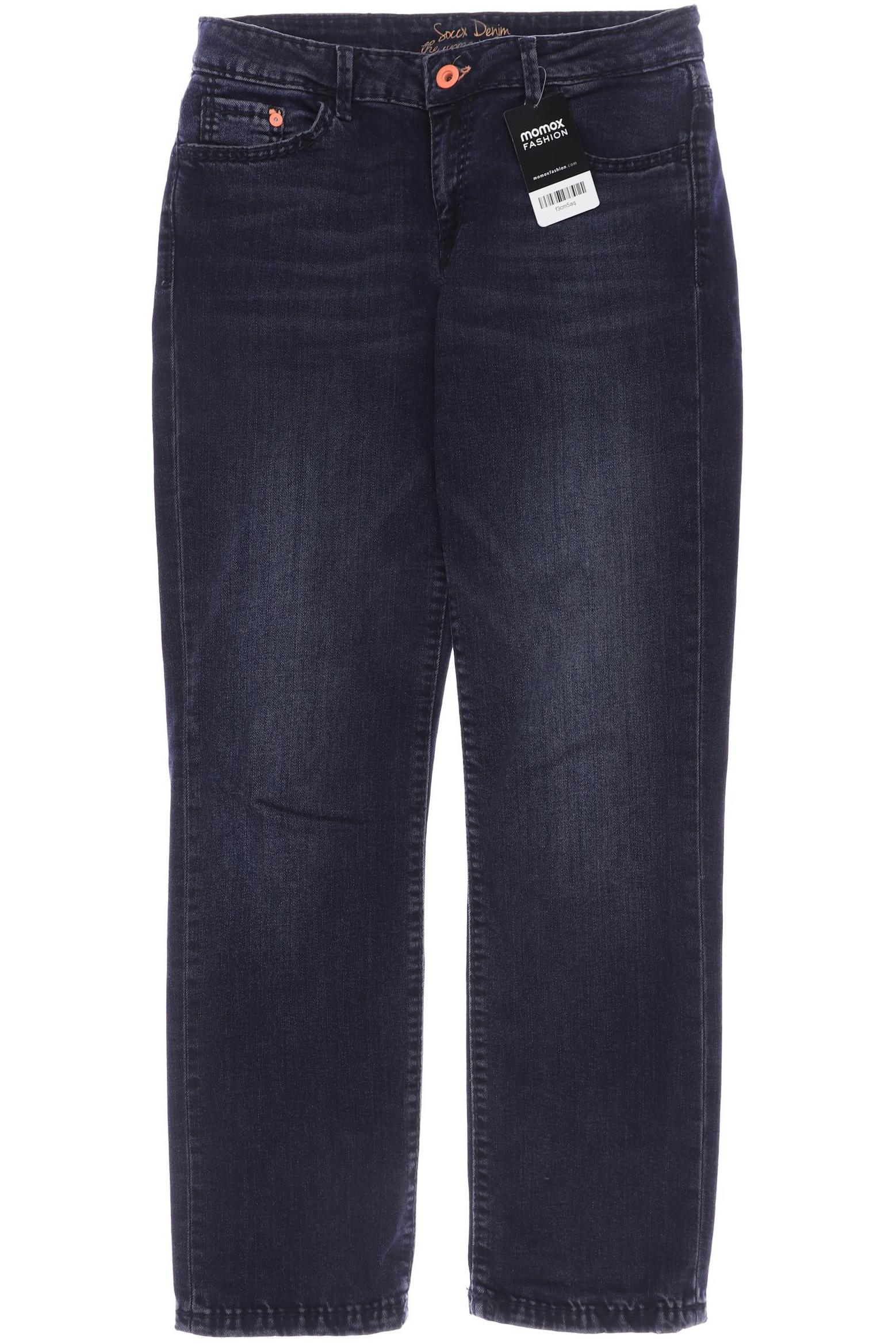 

SOCCX Damen Jeans, marineblau