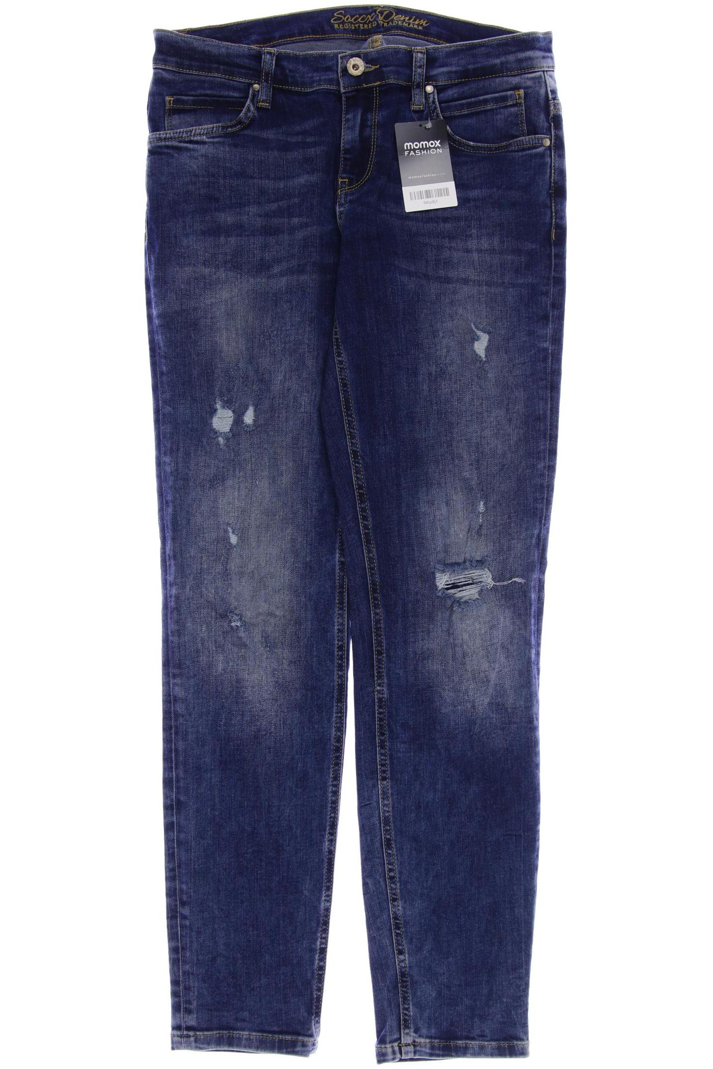 

SOCCX Damen Jeans, blau