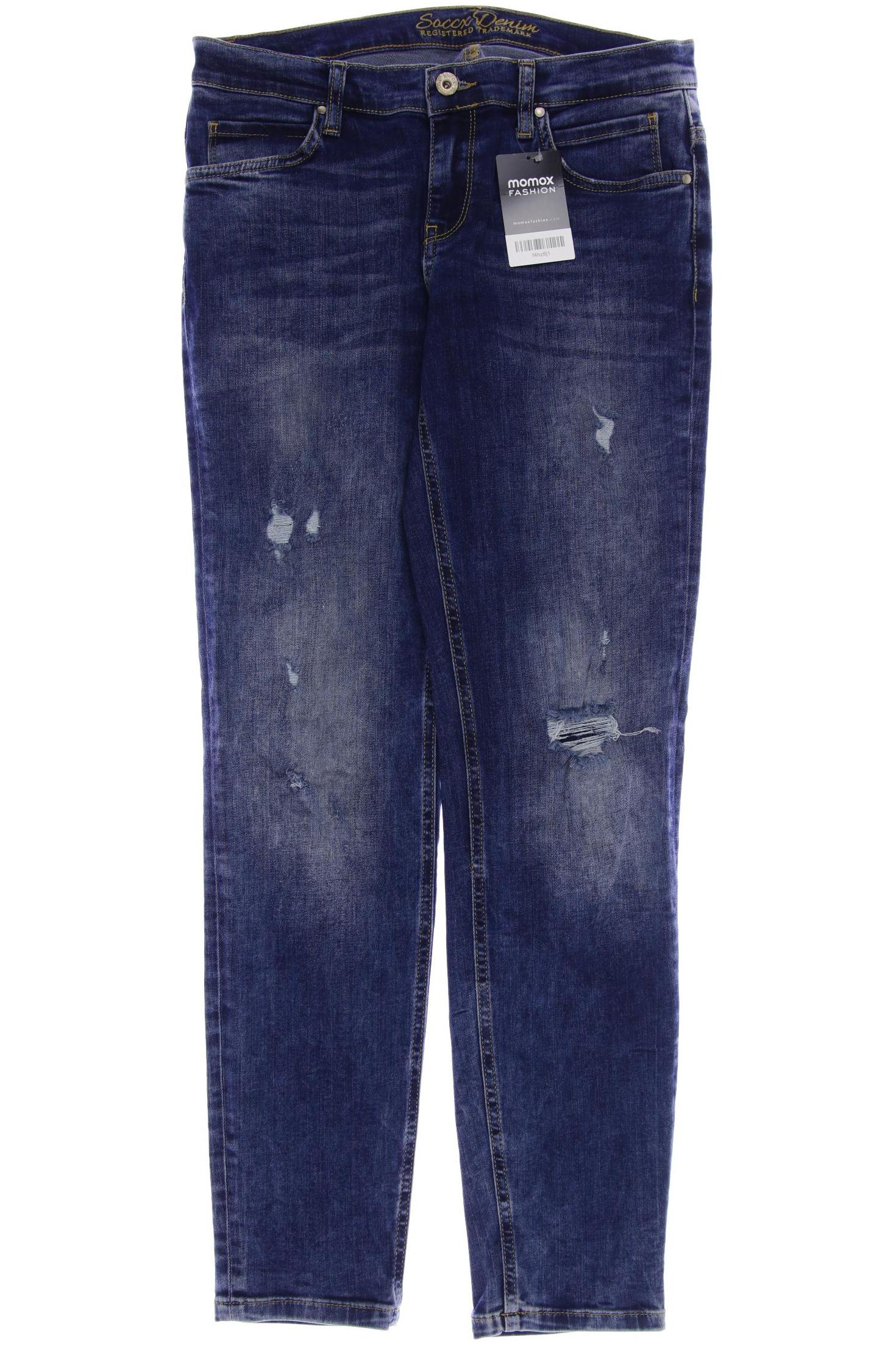 

SOCCX Damen Jeans, blau