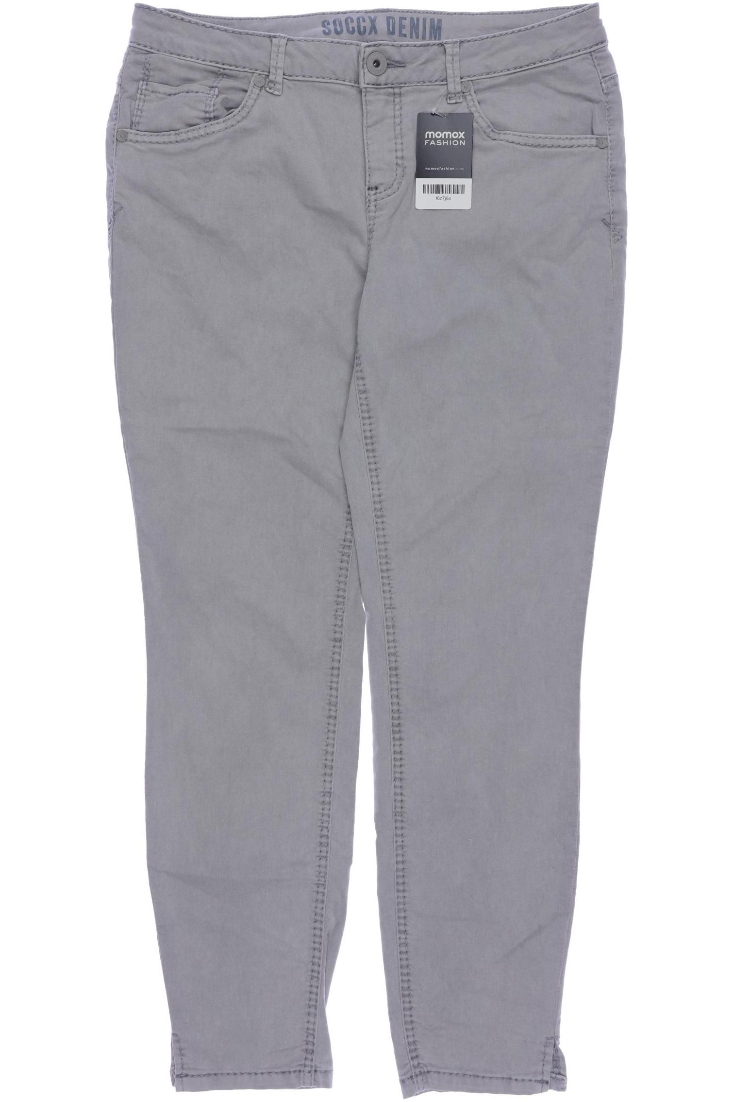 

Soccx Damen Jeans, grau, Gr. 31