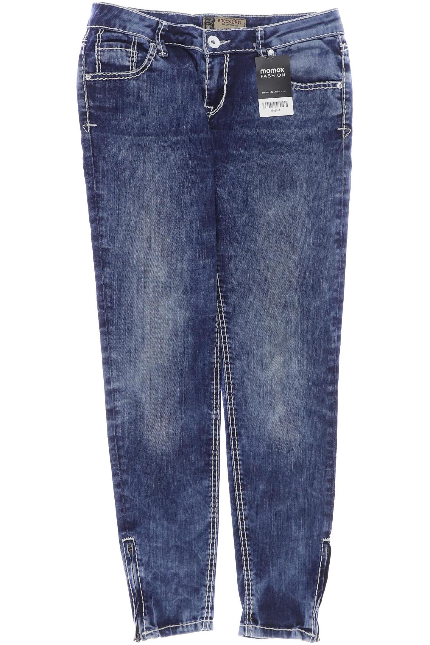 

SOCCX Damen Jeans, marineblau