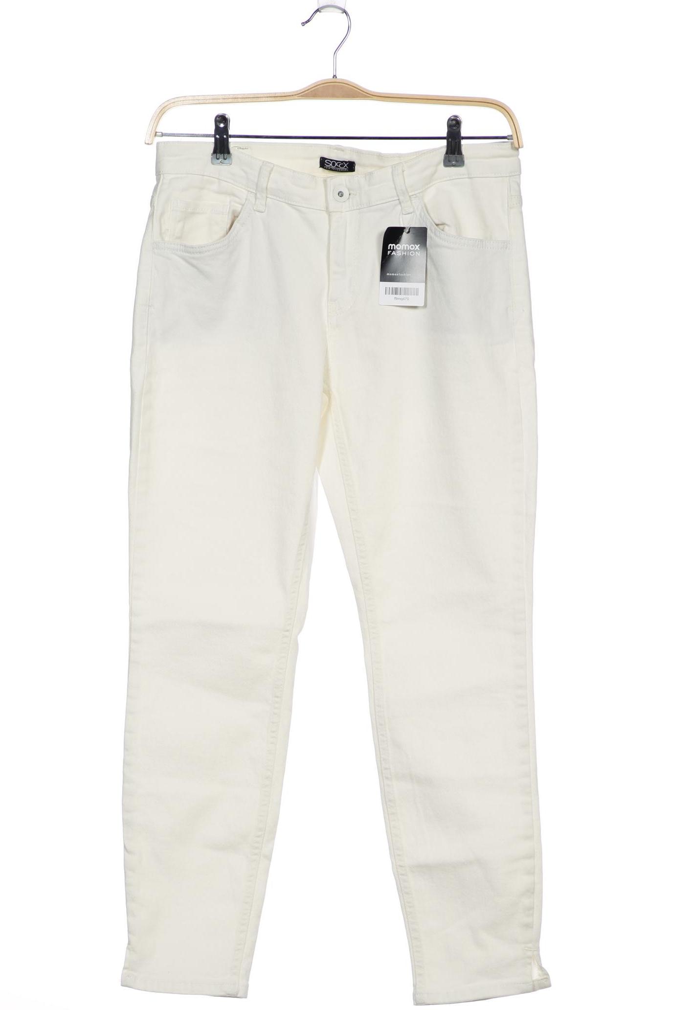 

SOCCX Damen Jeans, weiß