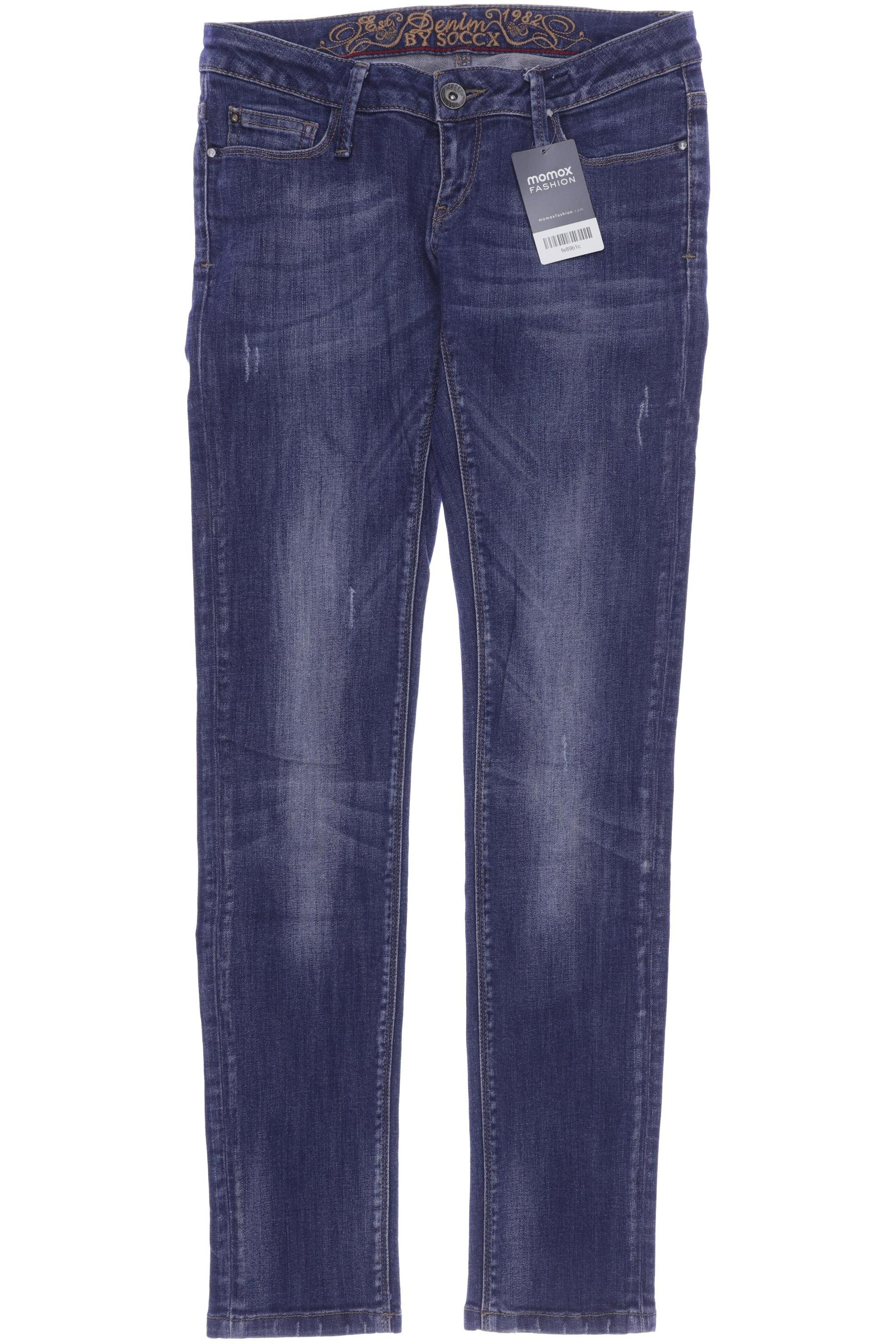

SOCCX Damen Jeans, blau