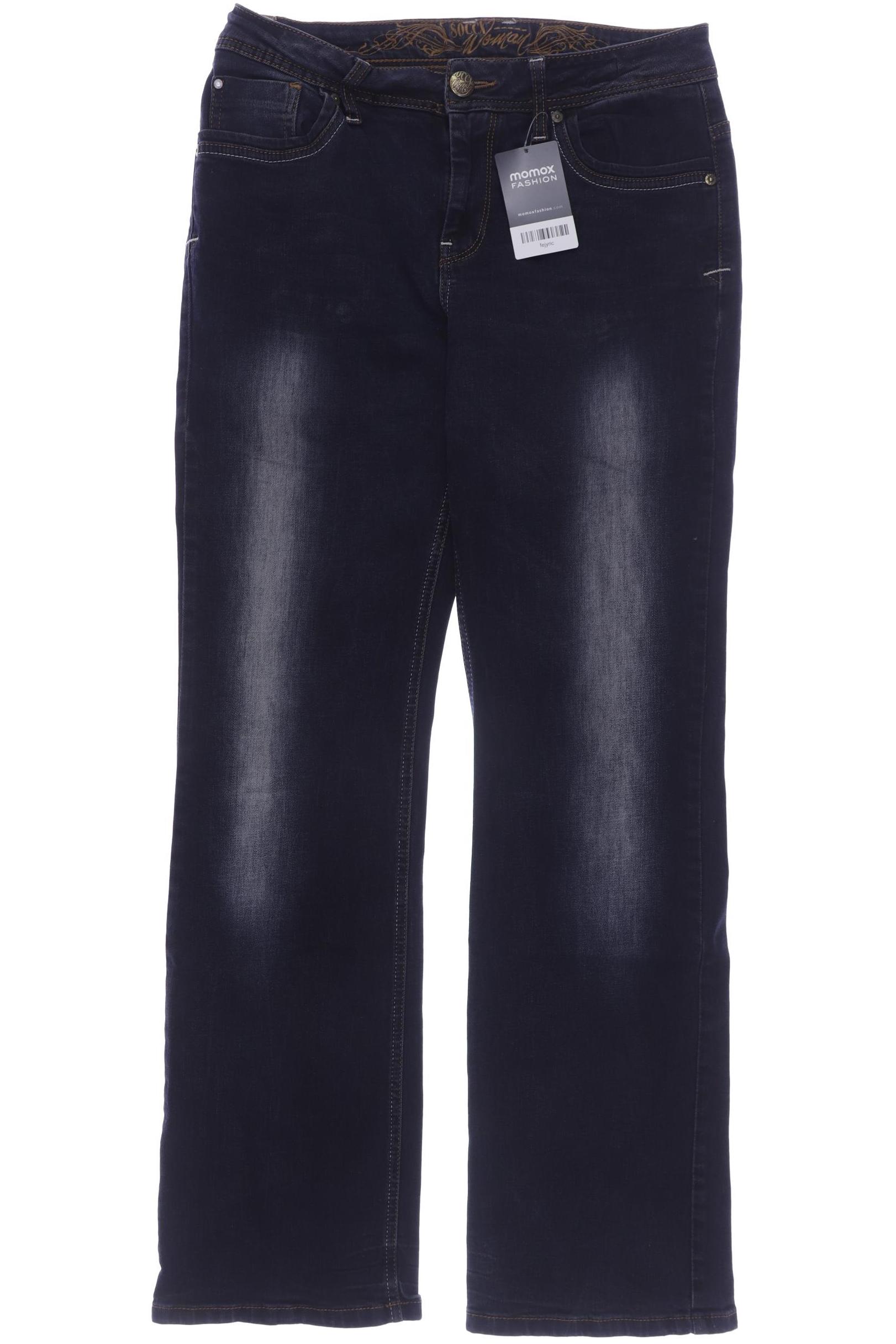 

SOCCX Damen Jeans, marineblau