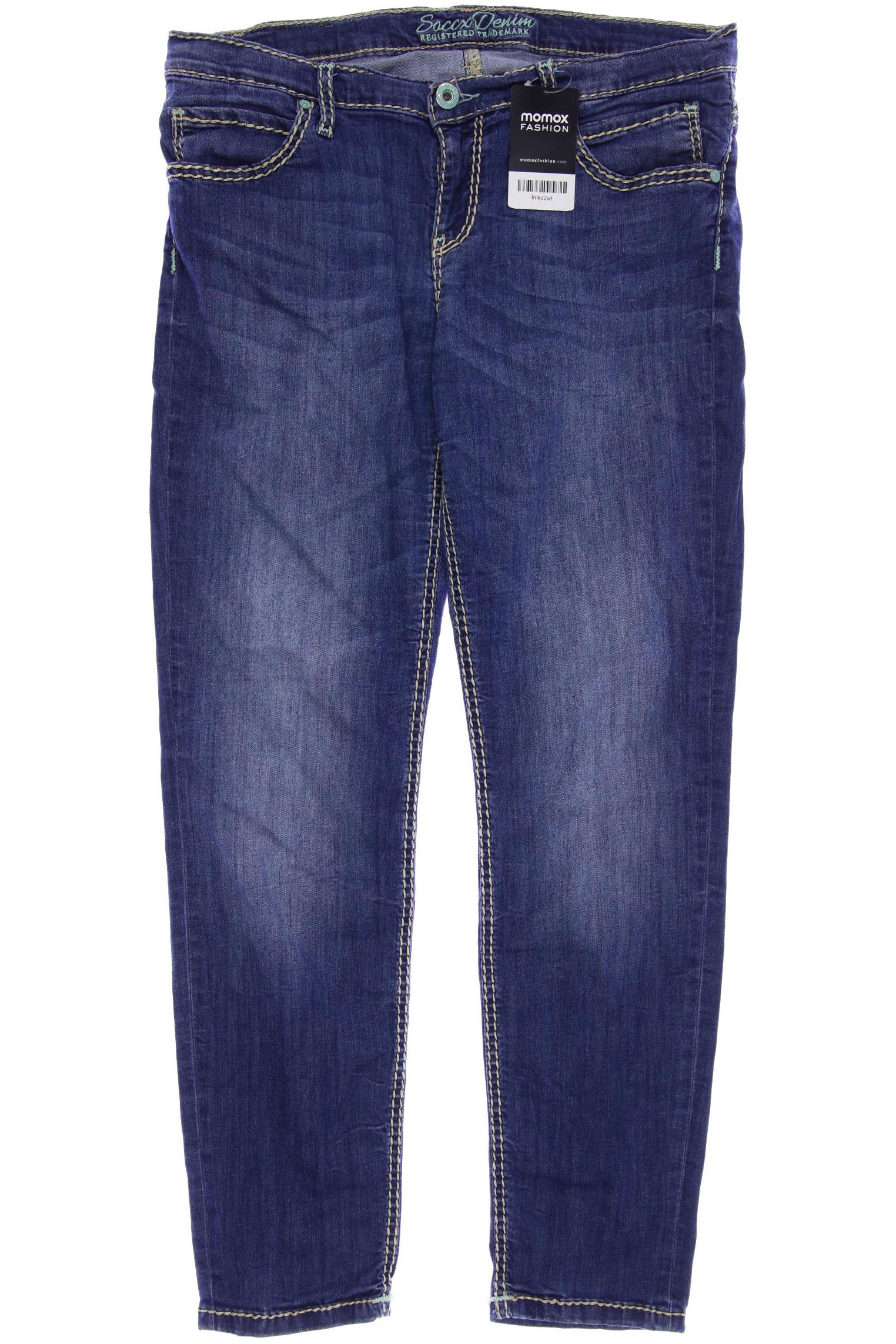 

SOCCX Damen Jeans, blau