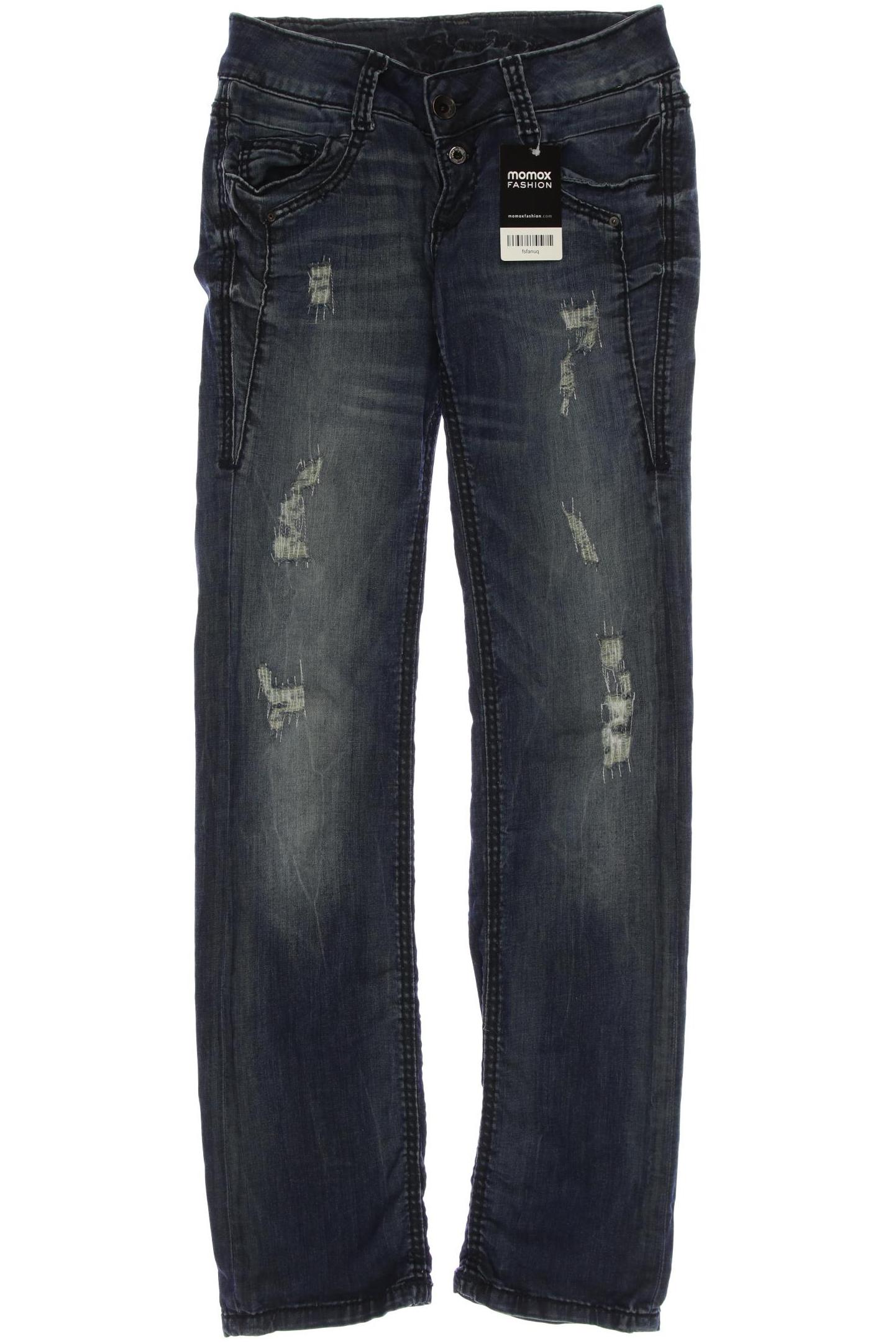 

SOCCX Damen Jeans, marineblau