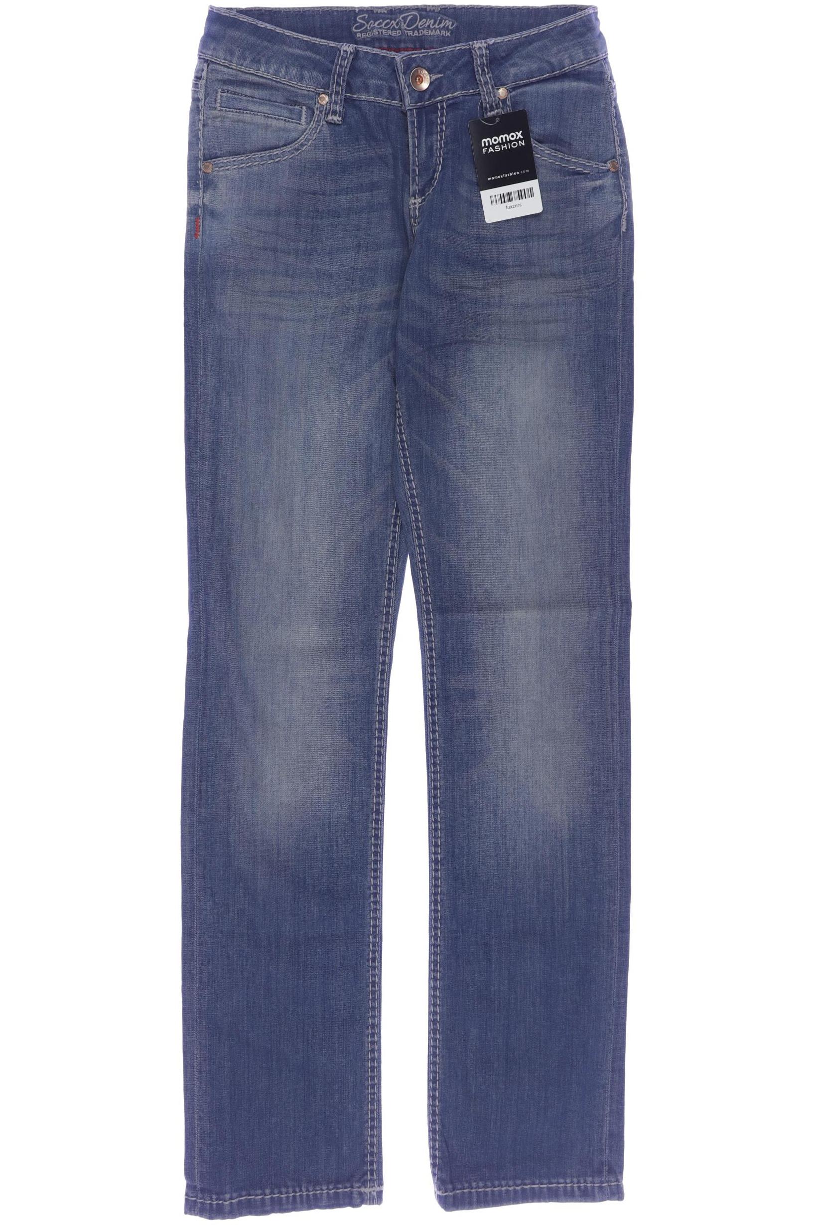 

Soccx Damen Jeans, blau, Gr. 28