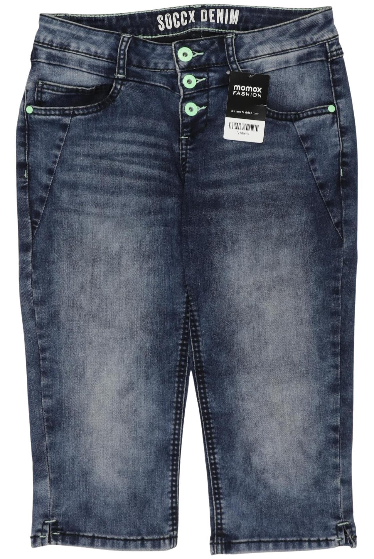 

Soccx Damen Jeans, blau, Gr. 28