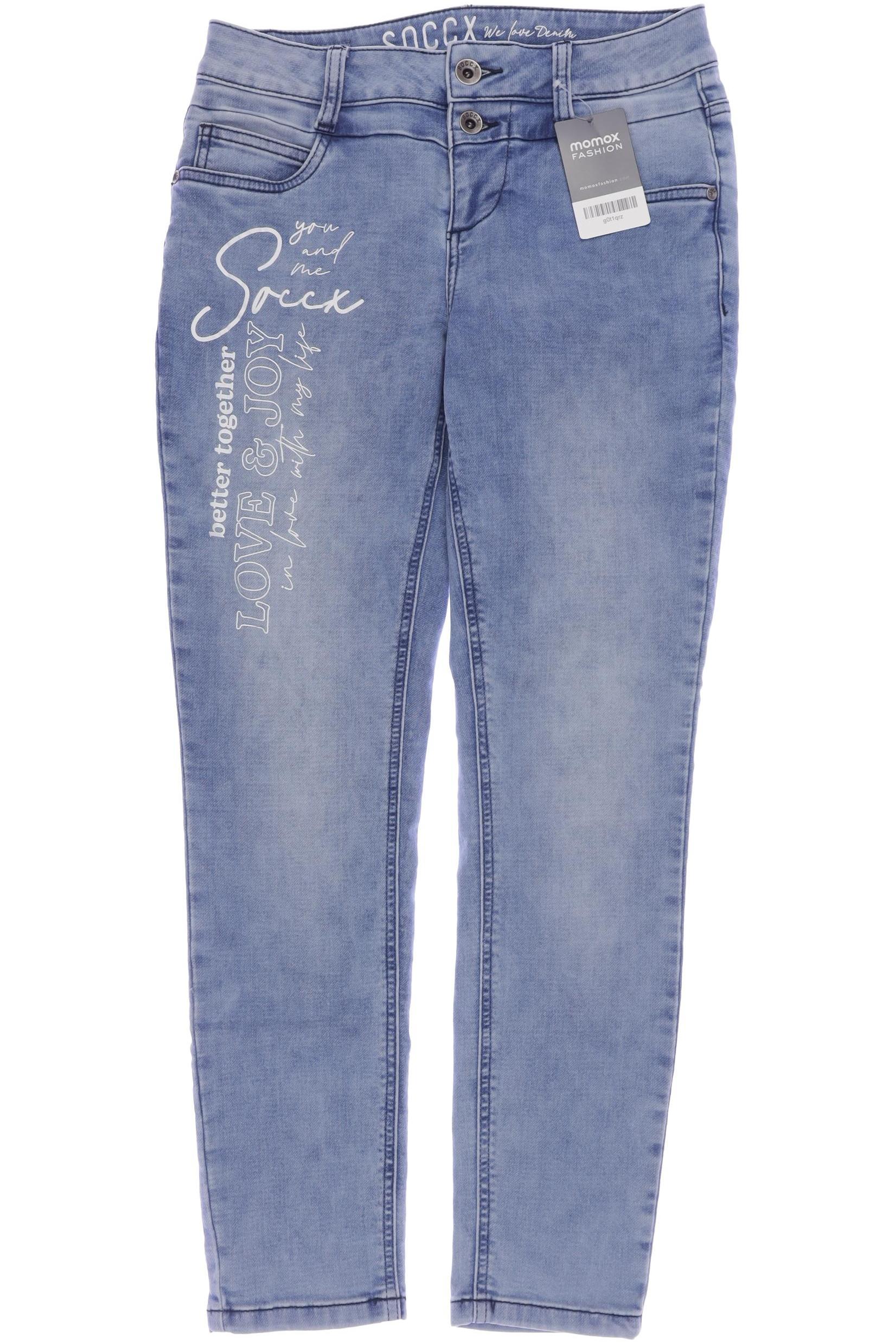 

Soccx Damen Jeans, hellblau, Gr. 28