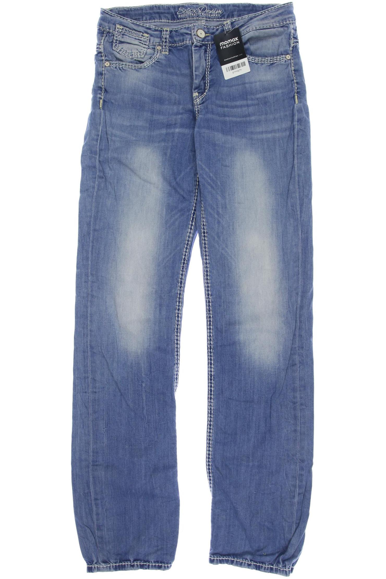 

Soccx Damen Jeans, blau, Gr. 30