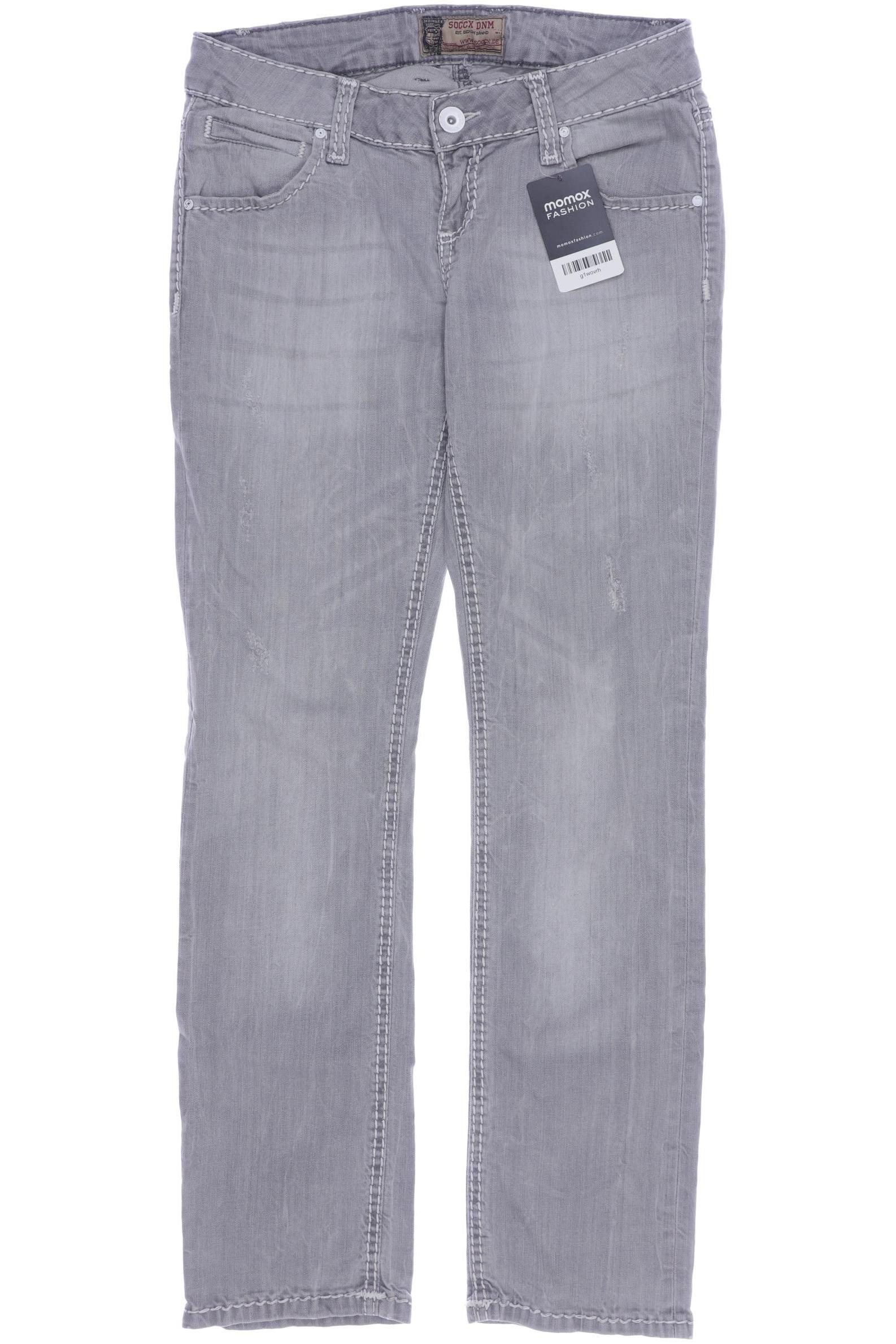 

Soccx Damen Jeans, grau, Gr. 29