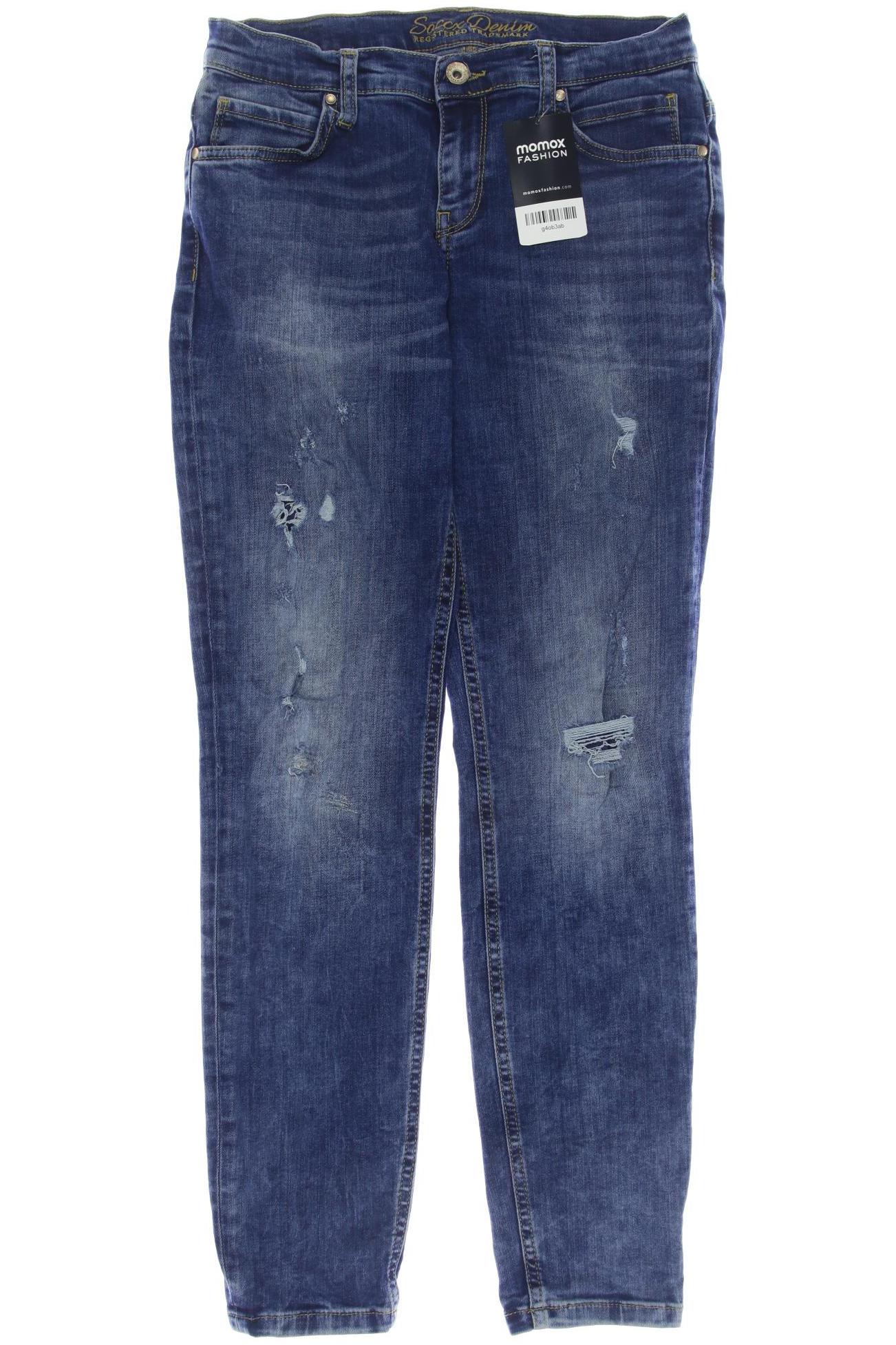 

Soccx Damen Jeans, blau, Gr. 29