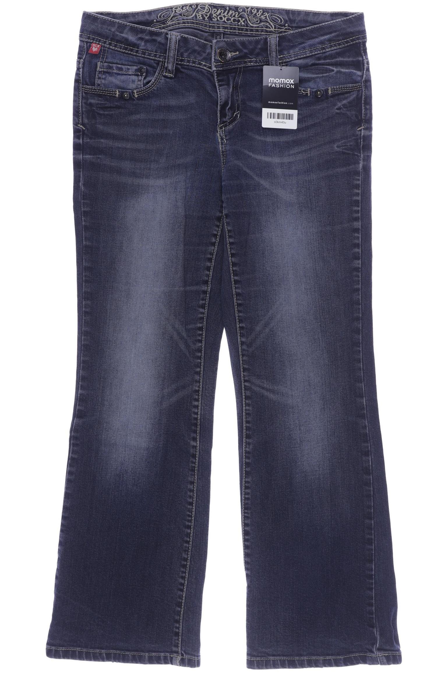 

SOCCX Damen Jeans, marineblau