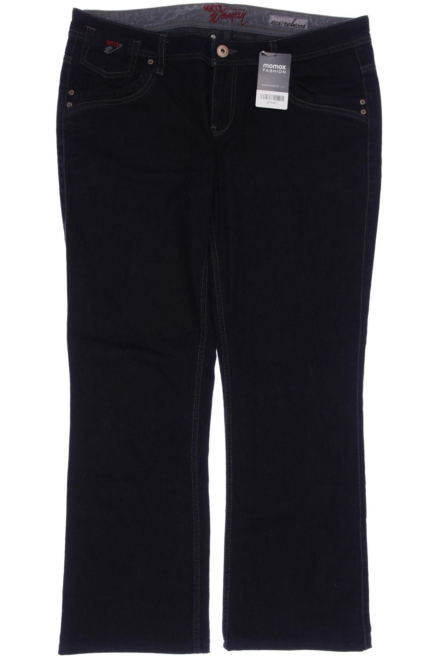 

SOCCX Damen Jeans, marineblau