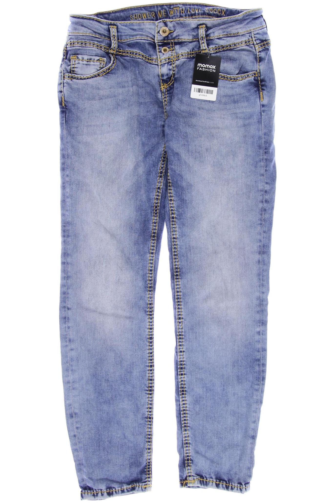 

SOCCX Damen Jeans, blau