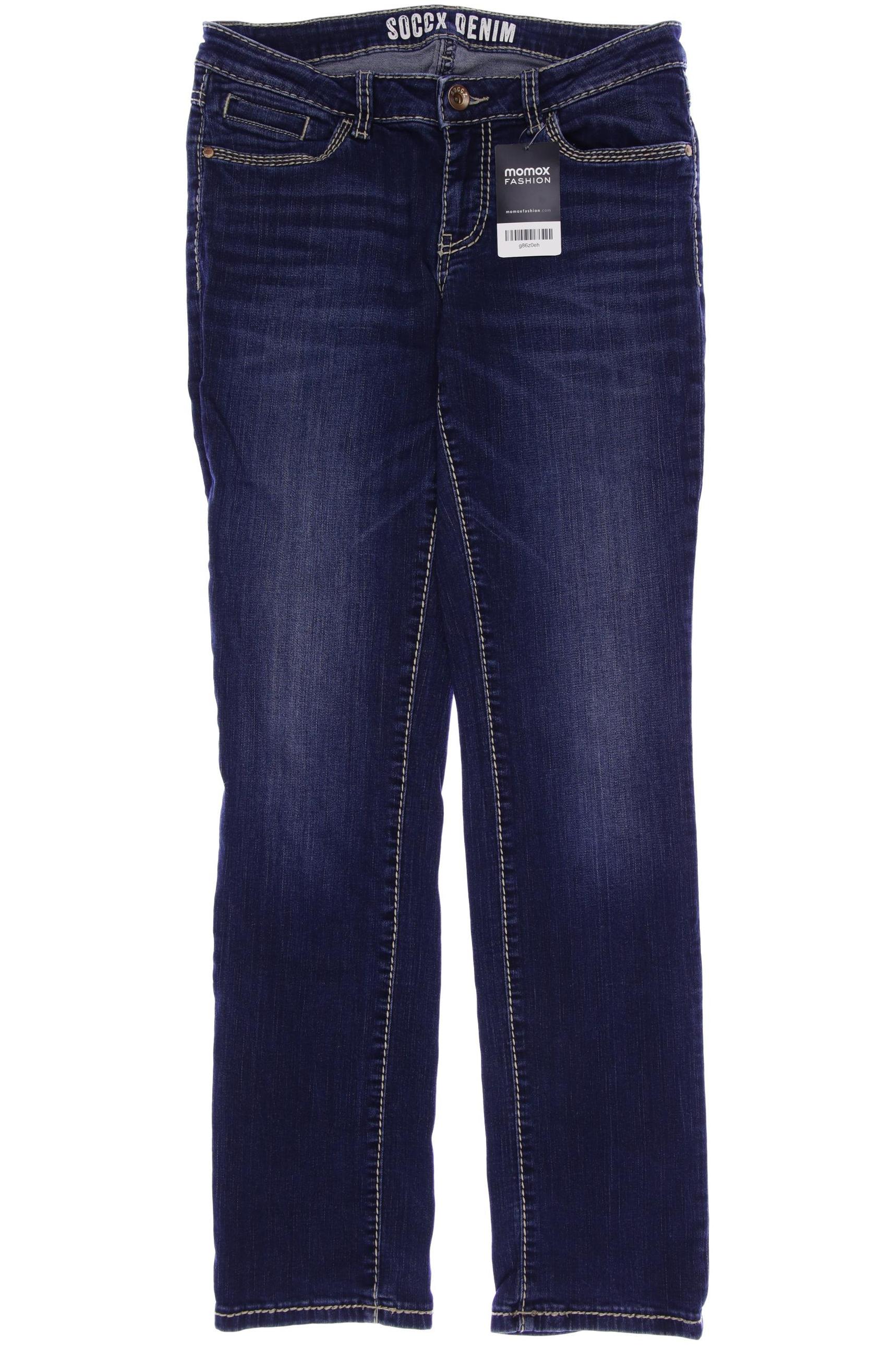 

SOCCX Damen Jeans, marineblau