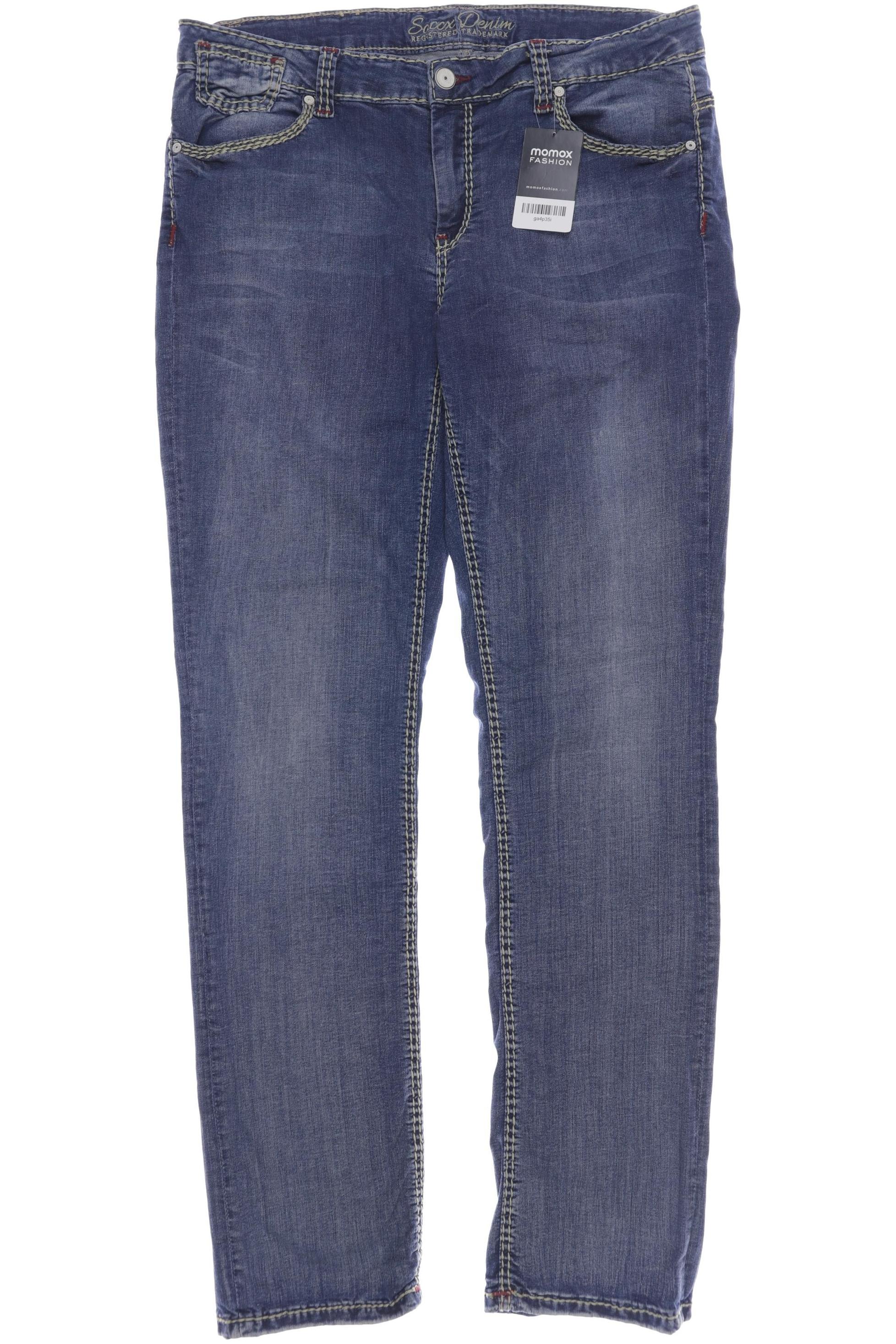 Thumbnail - Soccx Damen Jeans, blau, Gr. 34