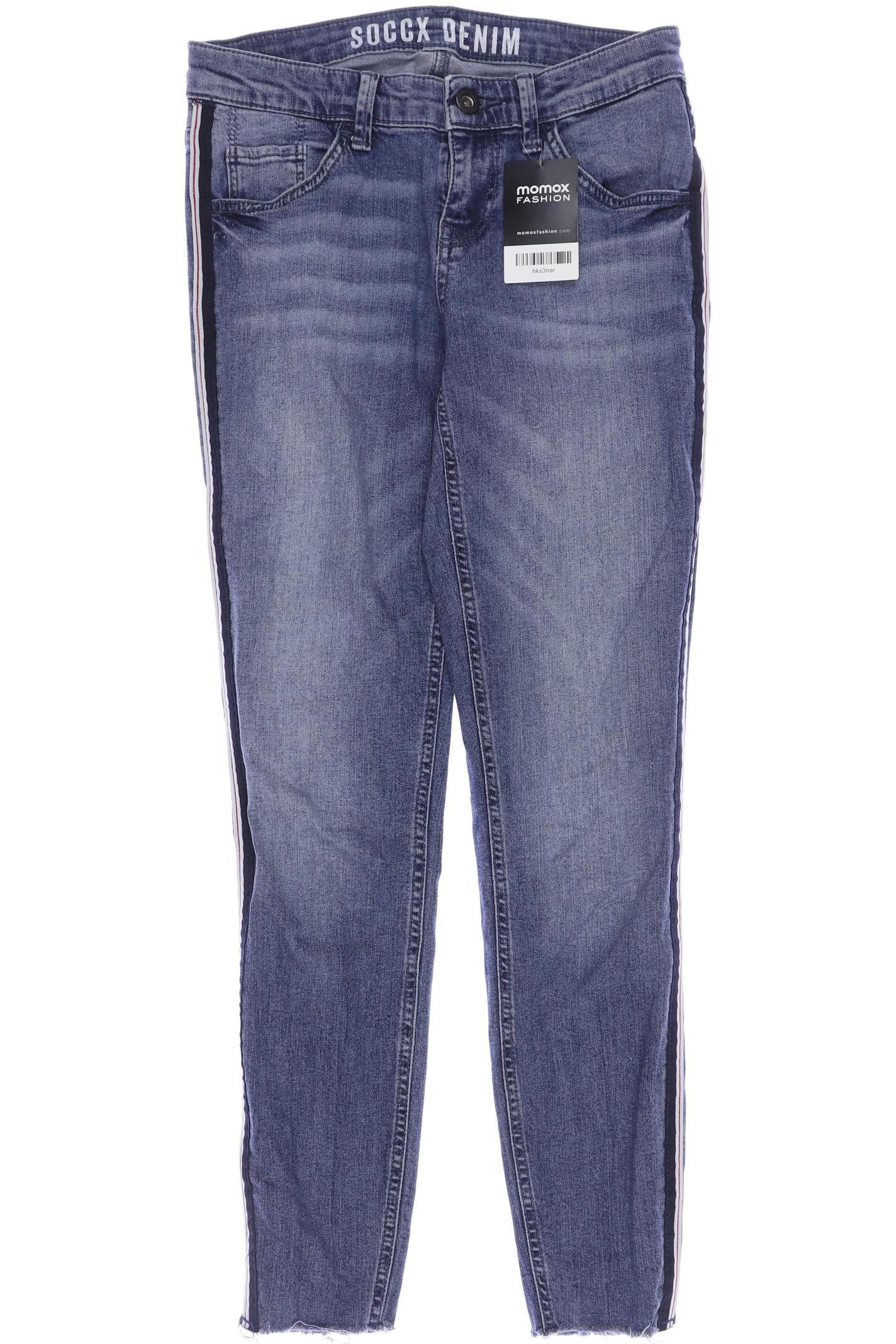 

Soccx Damen Jeans, blau, Gr. 27