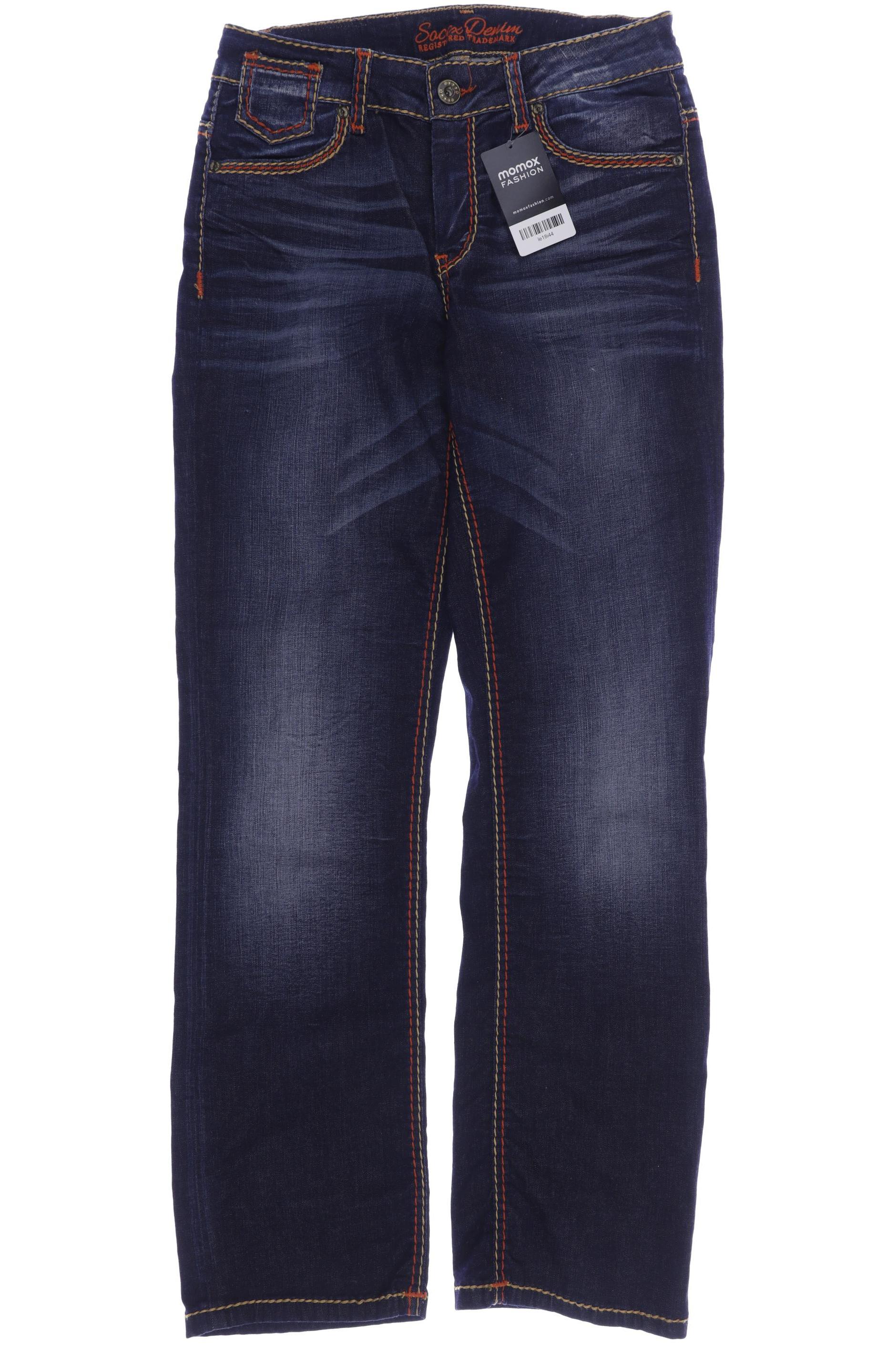 

SOCCX Damen Jeans, marineblau