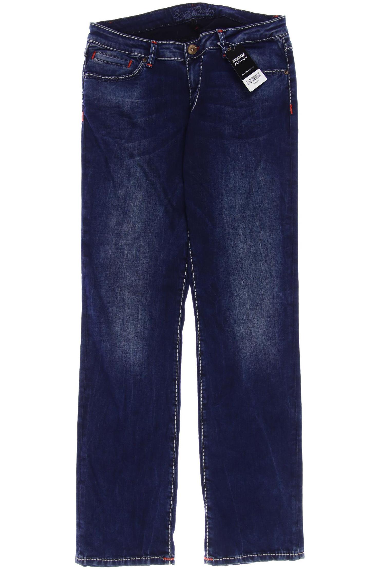 

SOCCX Damen Jeans, marineblau
