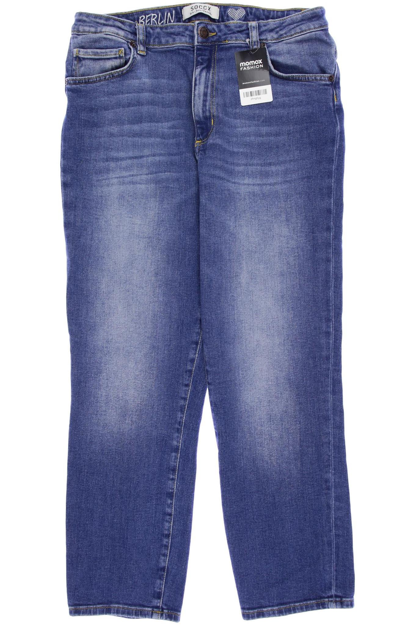 

Soccx Damen Jeans, blau, Gr. 33