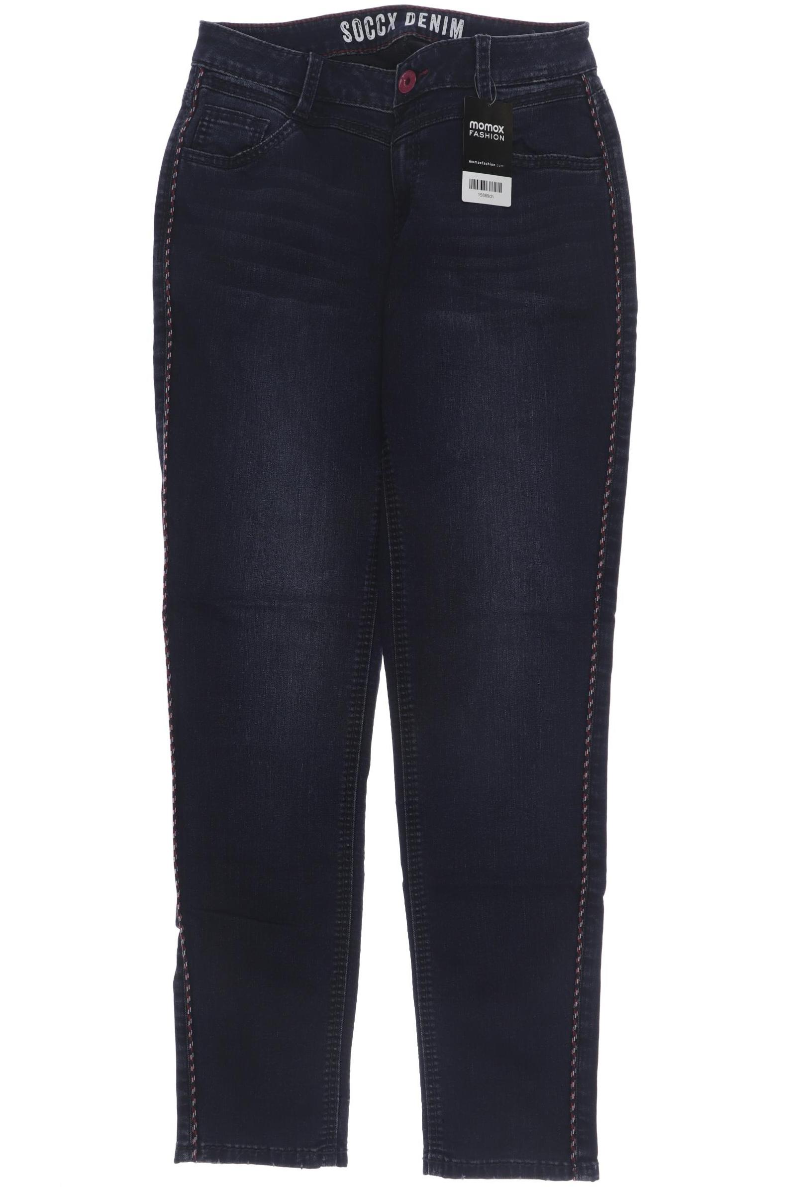 

Soccx Damen Jeans, marineblau, Gr. 28