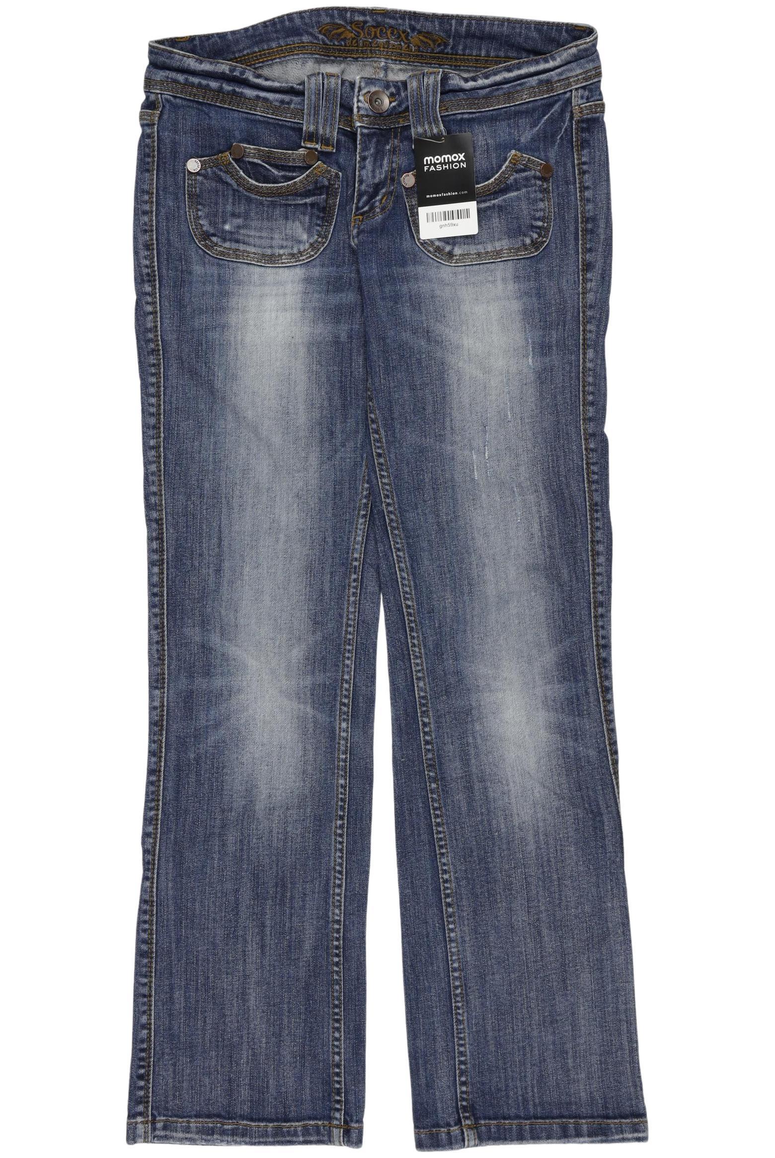 

Soccx Damen Jeans, blau, Gr. 29