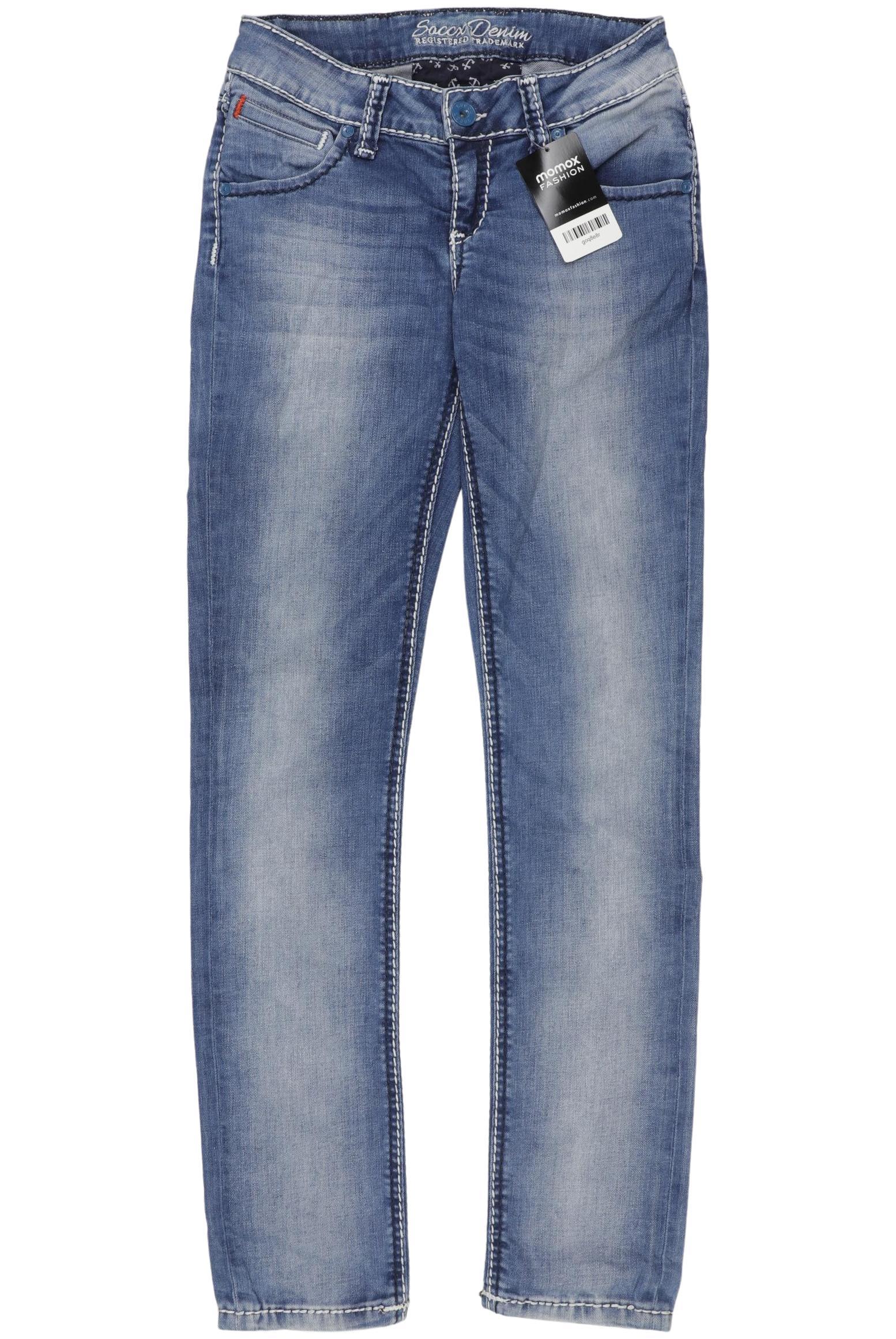 

Soccx Damen Jeans, blau, Gr. 26