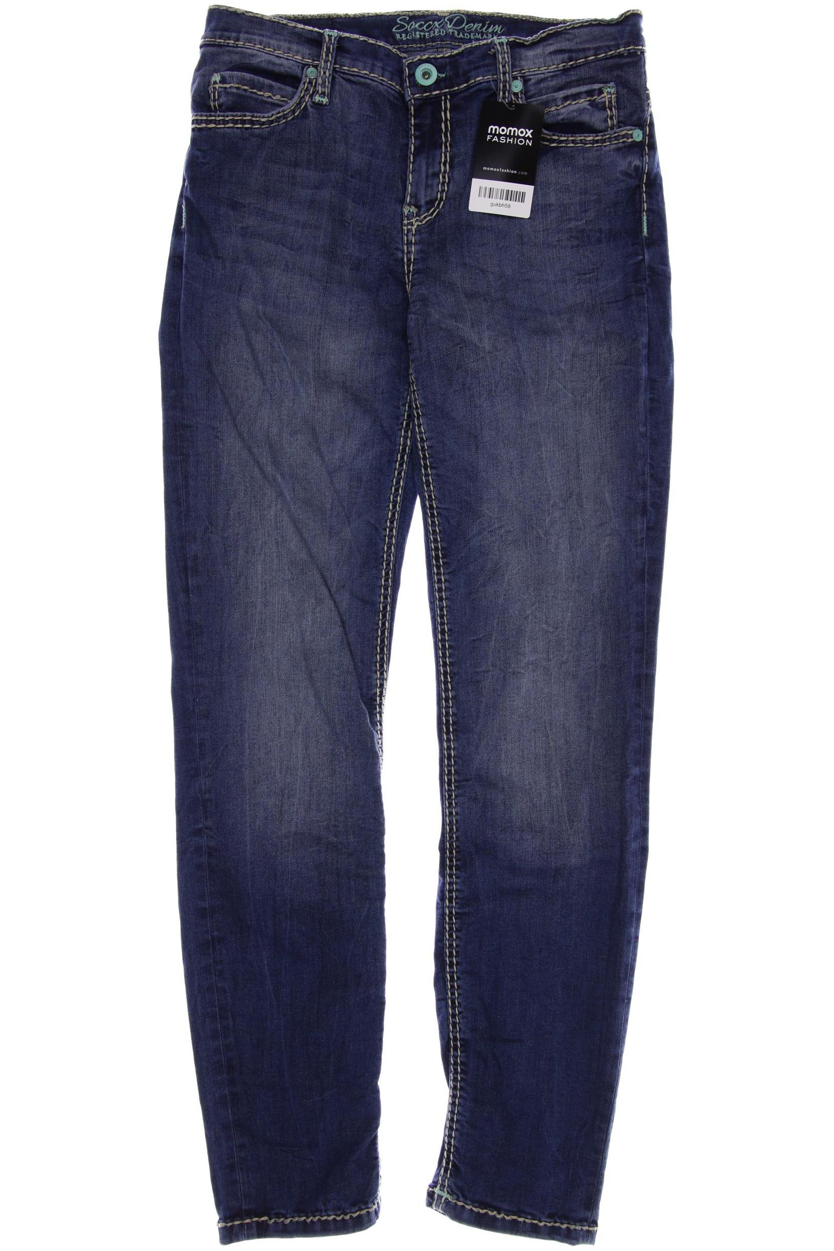 

SOCCX Damen Jeans, blau