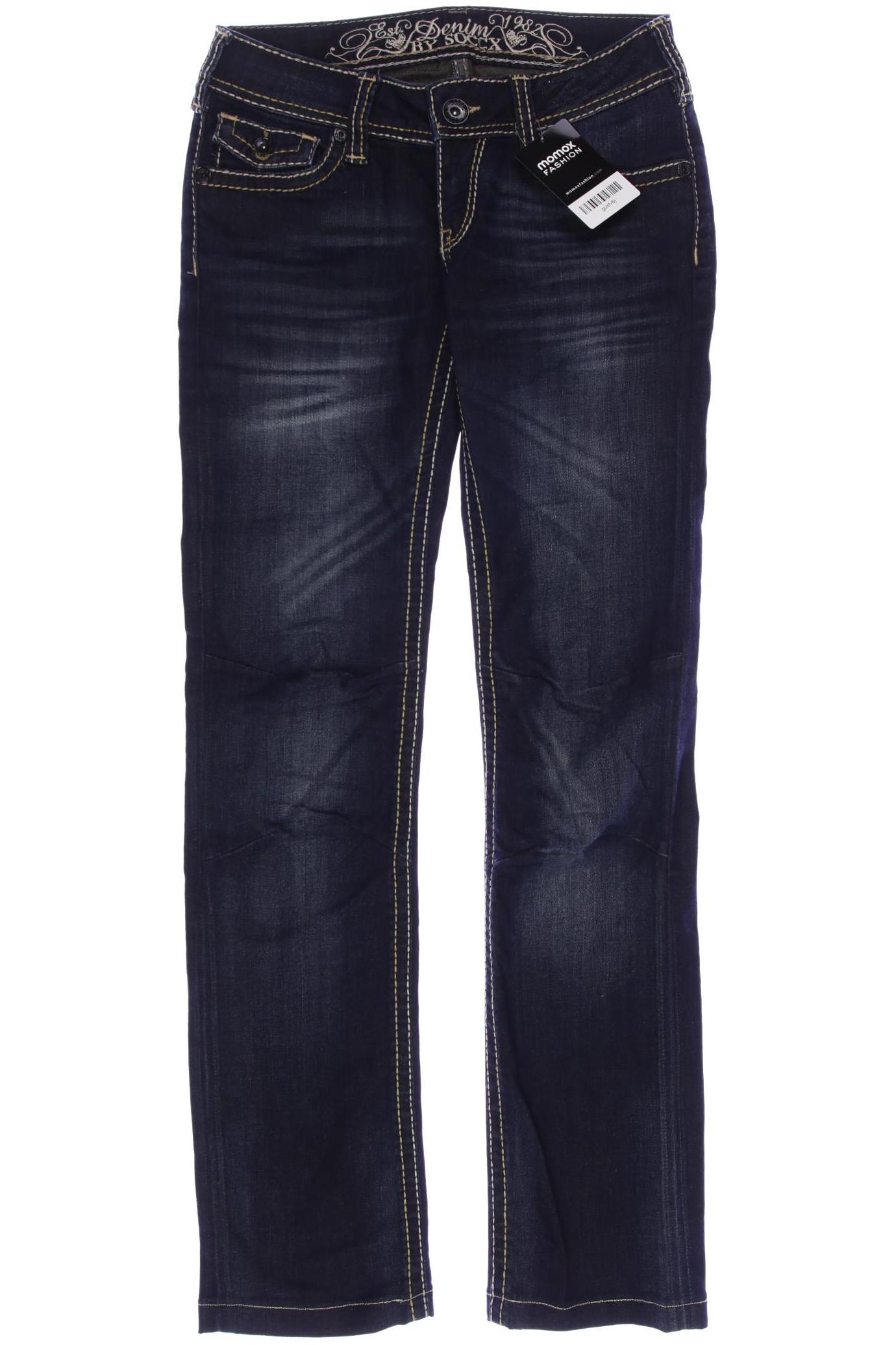 

Soccx Damen Jeans, marineblau, Gr. 27