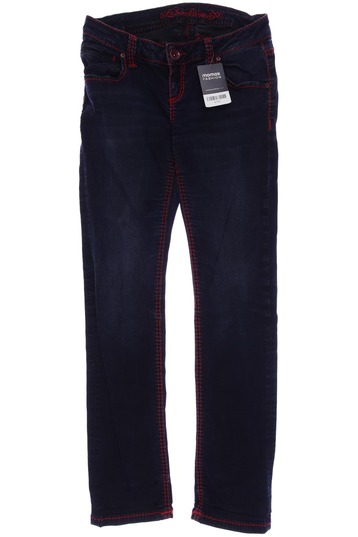 

Soccx Damen Jeans, marineblau, Gr. 29