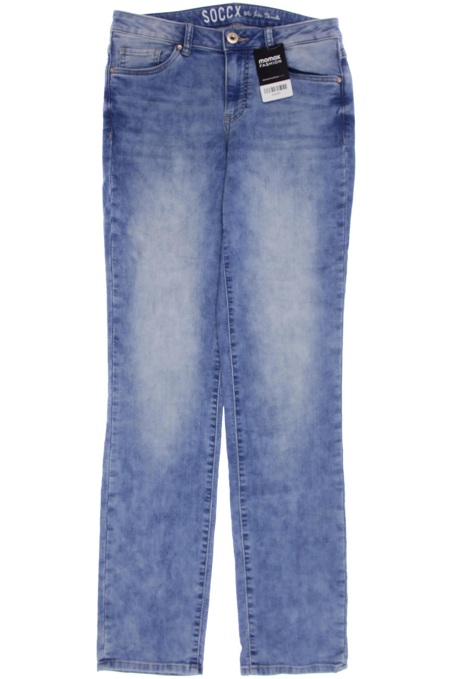

Soccx Damen Jeans, blau, Gr. 28