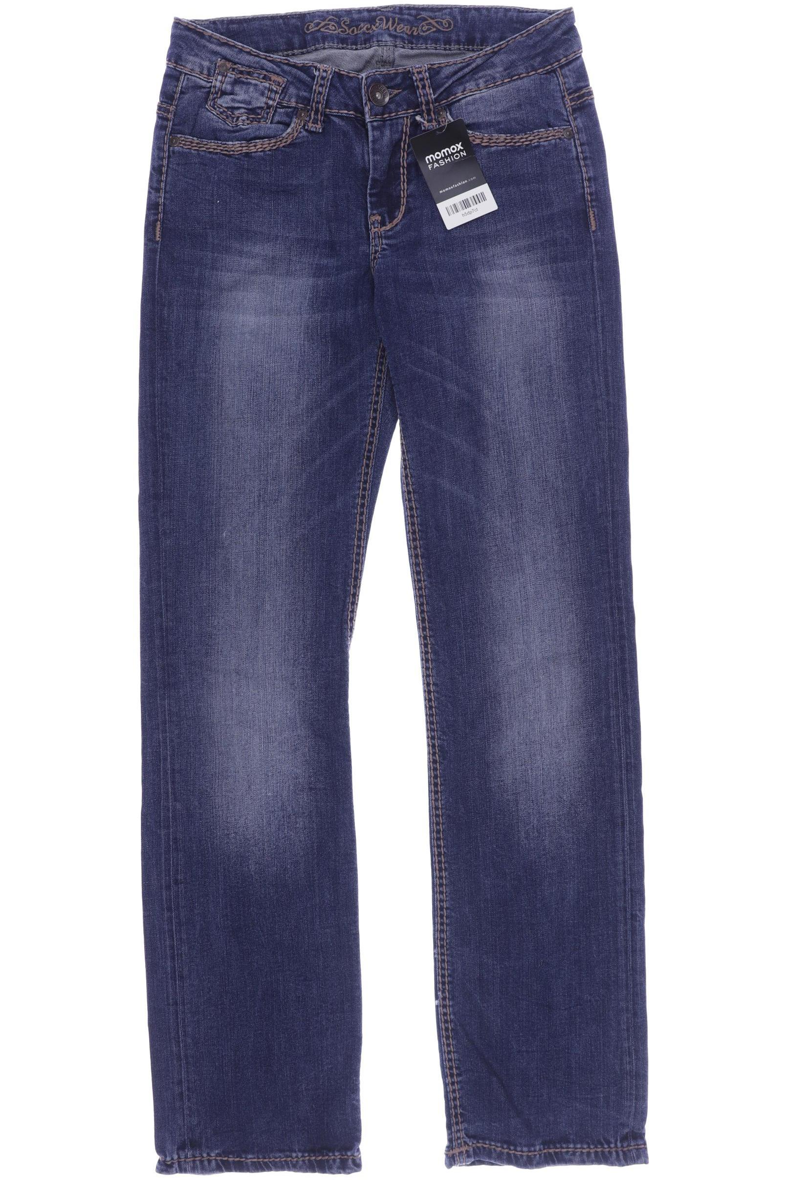 

SOCCX Damen Jeans, blau