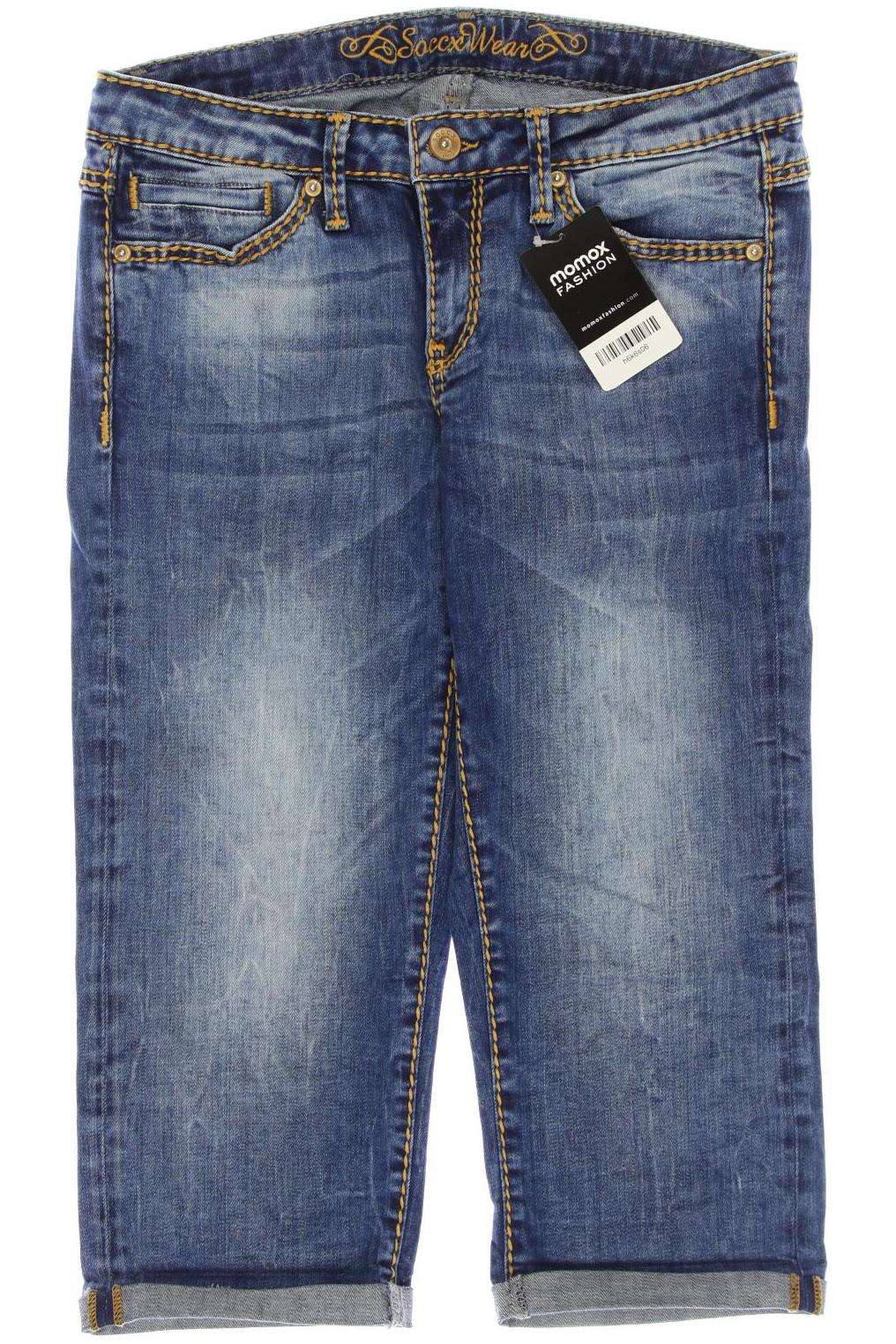 

SOCCX Damen Jeans, blau