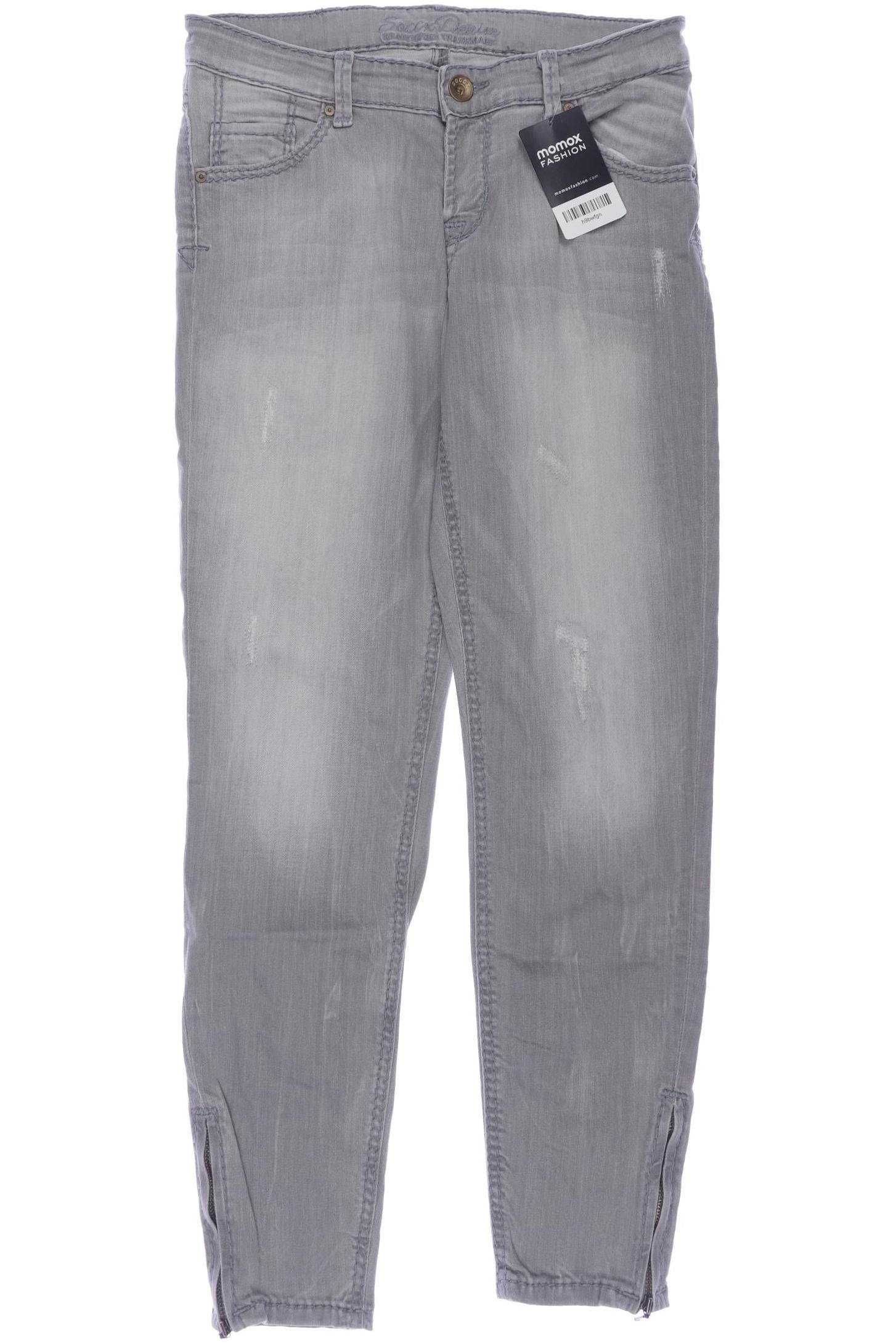 

Soccx Damen Jeans, grau, Gr. 28