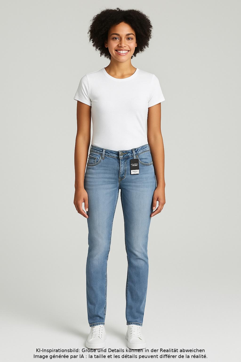 

Soccx Damen Jeans, hellblau, Gr. 31