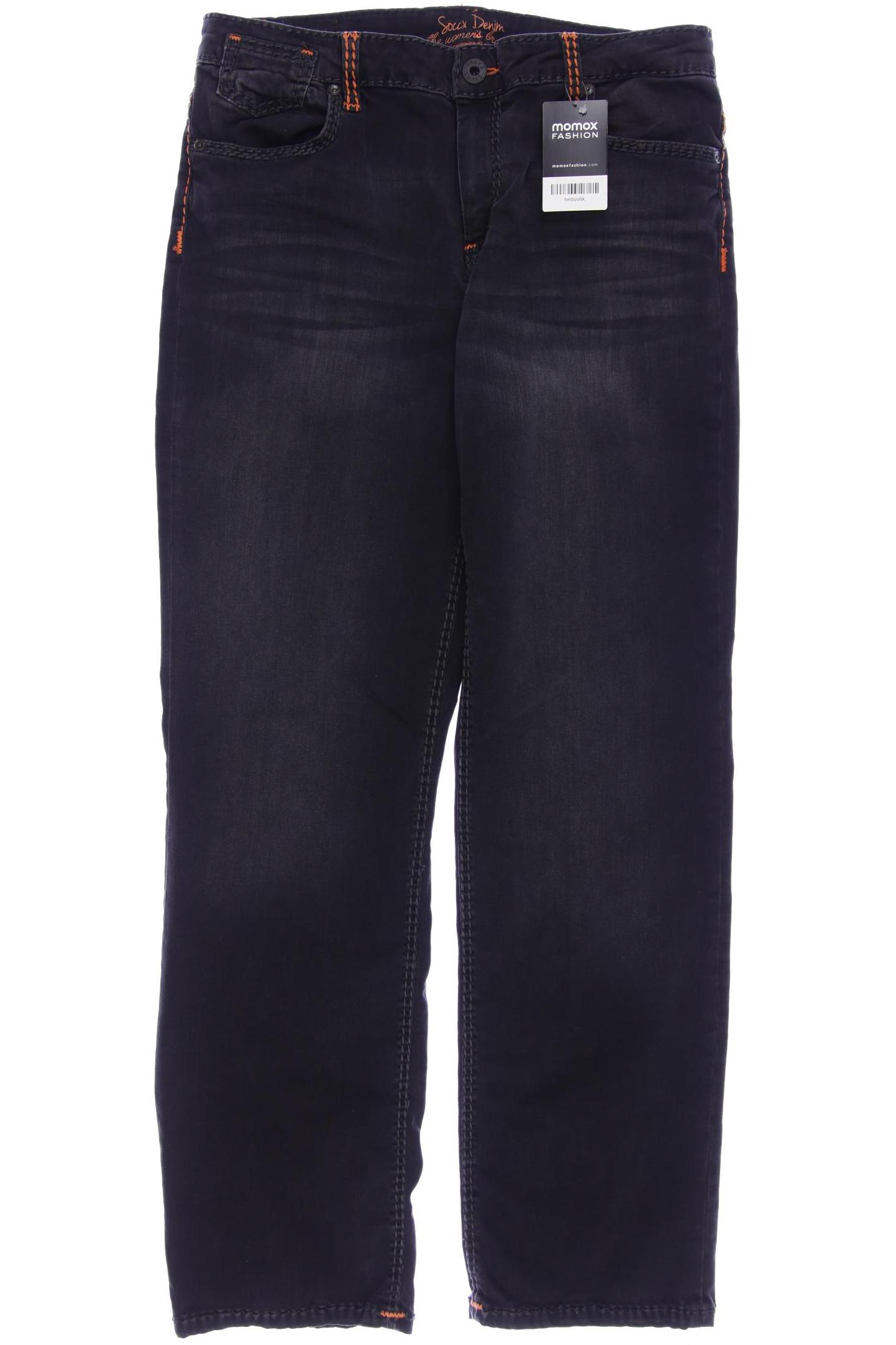 

SOCCX Damen Jeans, grau